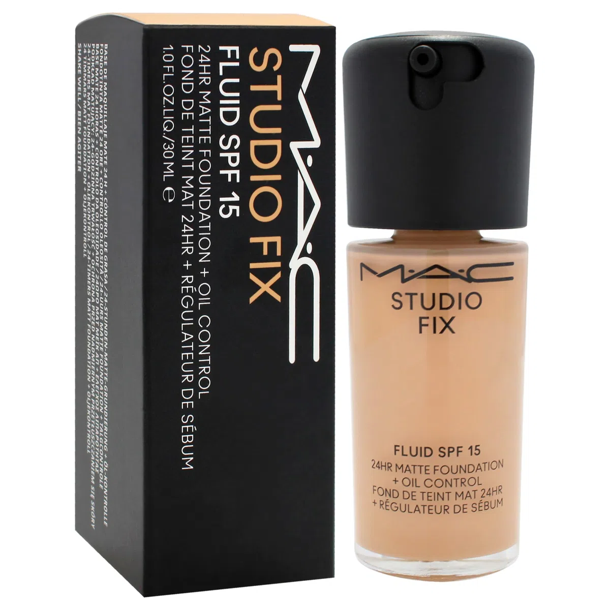 MAC Studio Fix Fluid SPF15 24HR Matte Foundation + Oil Control No.NC37 (30 ml)