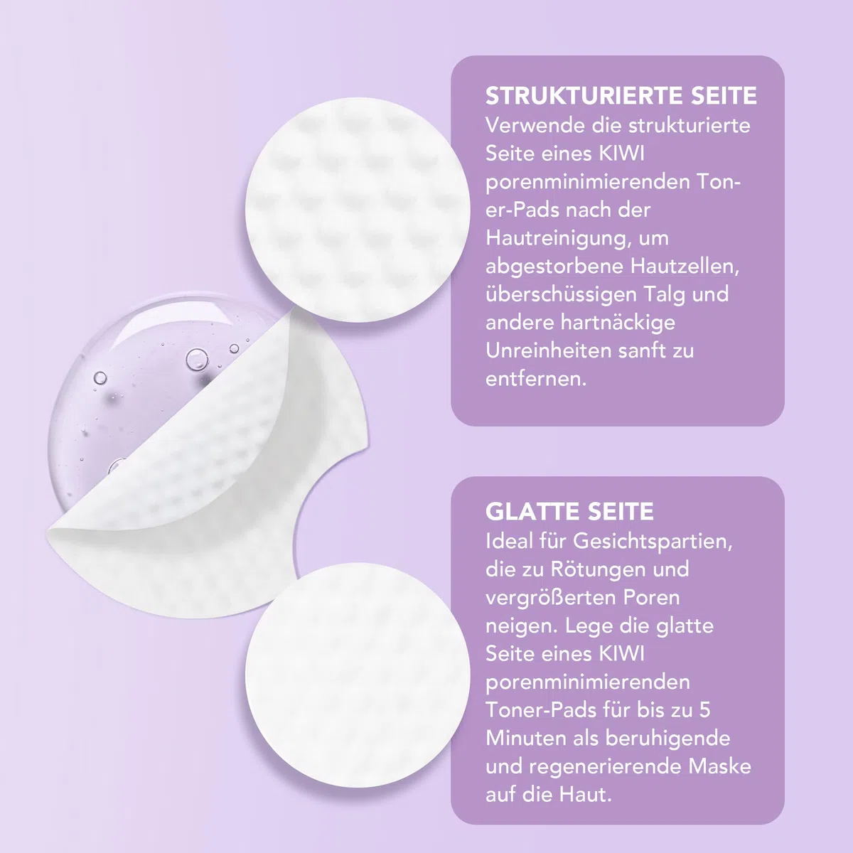 FOREO KIWI derma Mikrodermabrasion + KIWI Poren-Toner-Pads Set | Mikrodermabrasionsgerät, Mitesserentferner, Porensauger, Toner-Pads, Hamamelis, Gesichtspeeling, Diamant