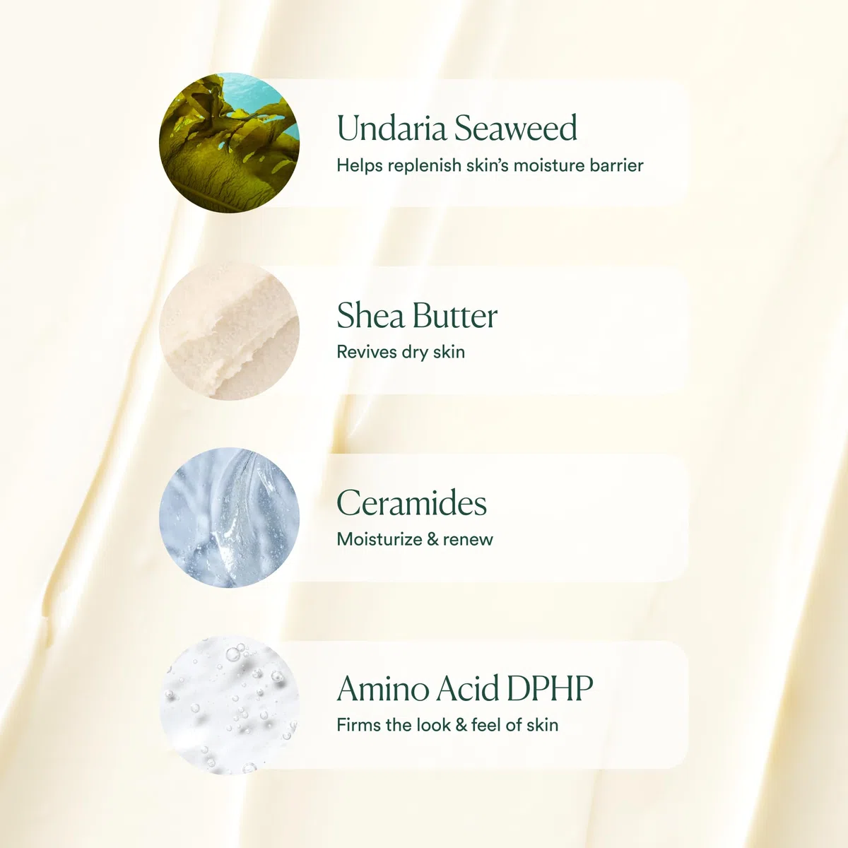 OSEA Undaria Algae Body Butter 6.7 oz | Ultra feuchtigkeitsspendend, trockene und kreppige Haut, straffere Haut, dicke Cremetextur, Undaria Seetang, sauber und vegan
