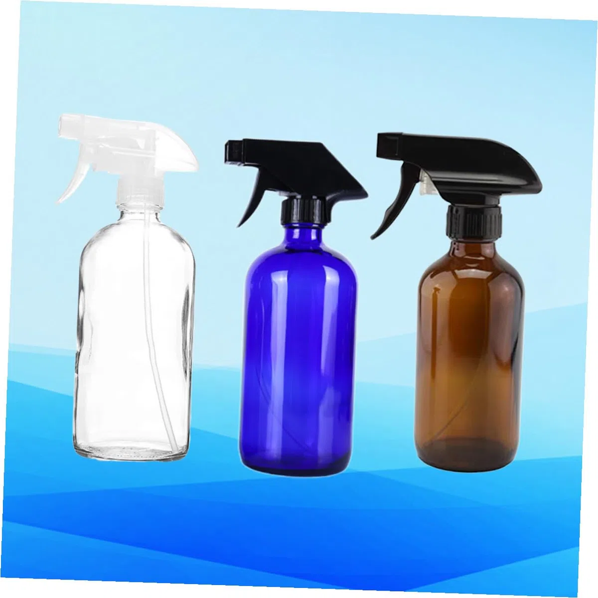 Homoyoyo 3stücke Braune Reise-sprühflasche Aus Glas Nachfüllflasche Für Ätherische Öle Unterverpackungsflasche Mit Gleichmäßiger Sprühnebel-funktion Wiederverwendbar Für Körperpflegeprodukt