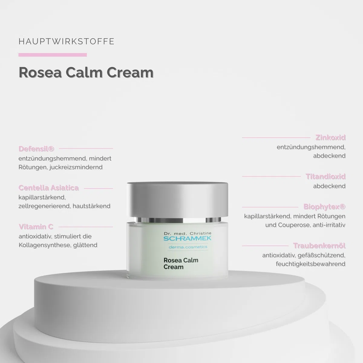 SCHRAMMEK Rosea Calm Cream, 1 x 50 ml
