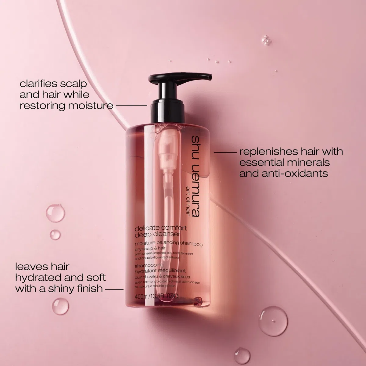 Shu Uemura Deep Clean Delicate Comfort Shampoo 400ml