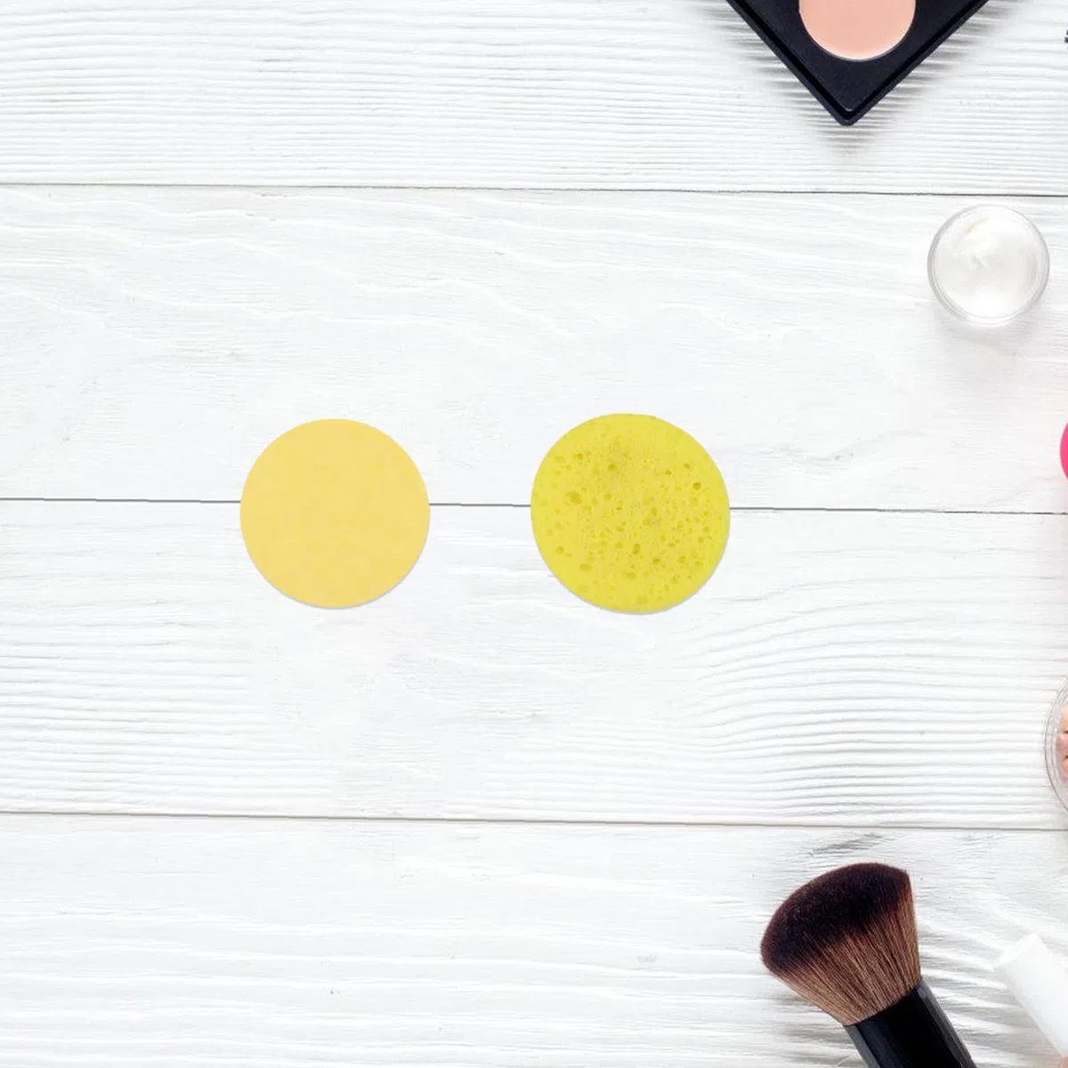 150stücke Gesichtsschwämme aus Zellulose Komprimiert für Hautpflege Make-up-entfernung und Sanftes Peeling Reinigungsschwämme für Hauttypen