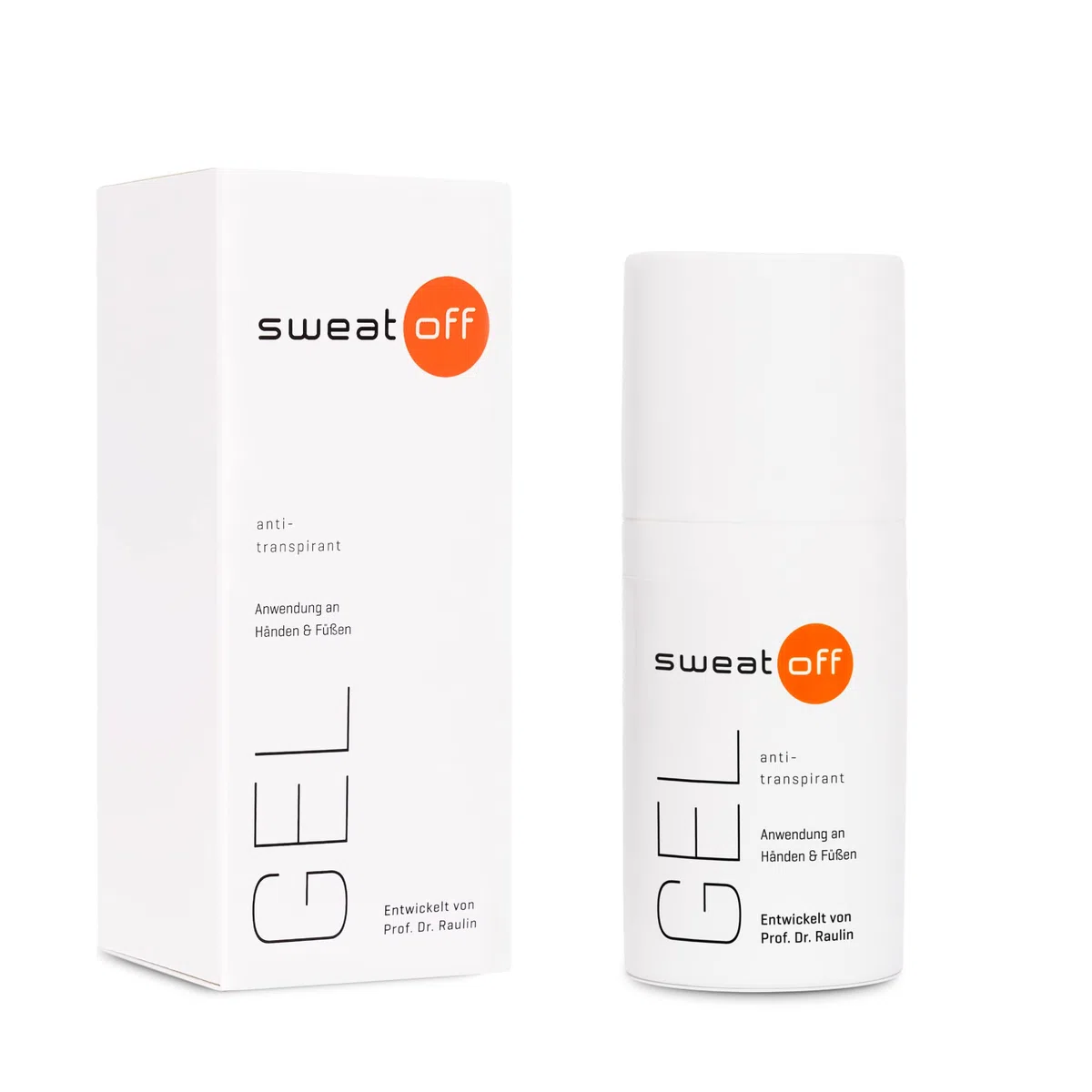 SWEAT-OFF Antitranspirant Gel 30ml | Gel gegen Handschweiß und Fußgeruch | Antiperspirant für Hände & Füße