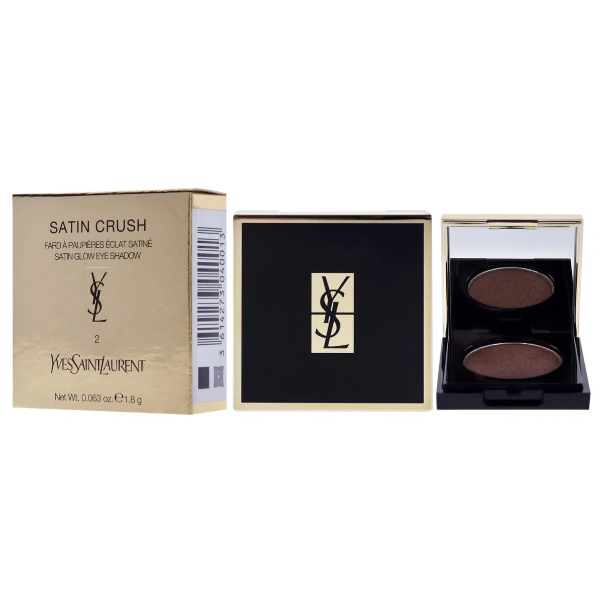 Yves Saint Laurent Crush Satin Cushion Lidschatten, 2 Warm Brown 30 g
