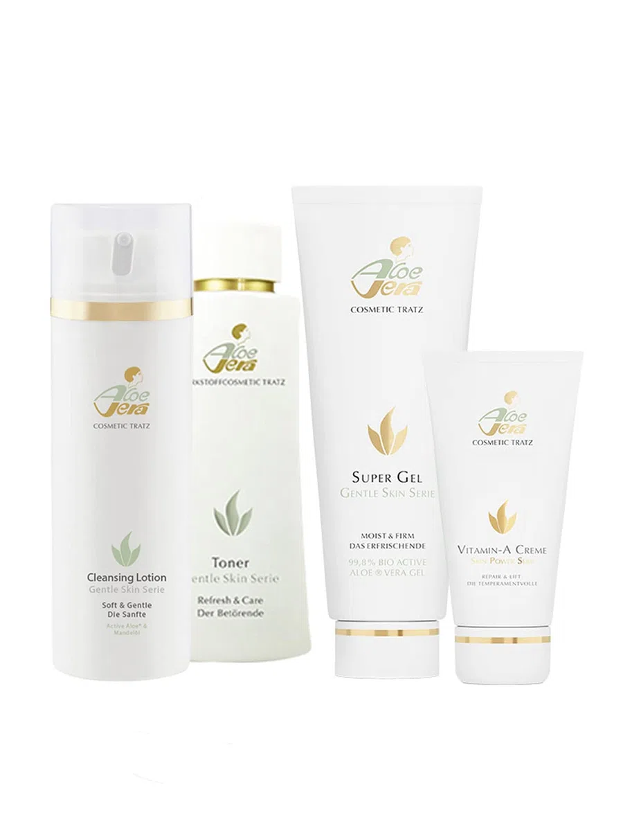 Aloe Vera Cosmetic Tratz Pflegeset anspruchsvolle & reife Haut, 450ml
