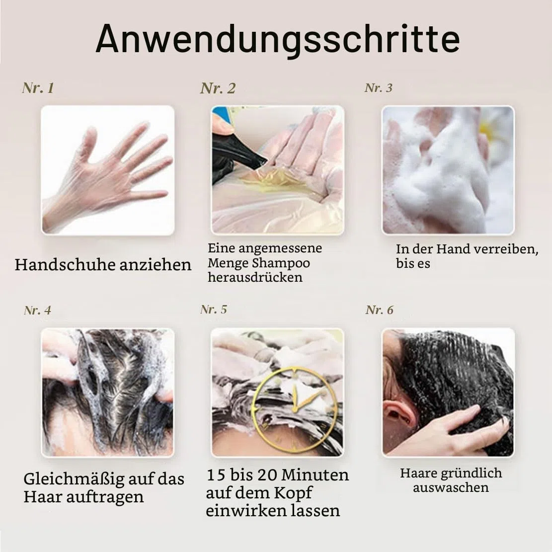 Haarfärbeshampoo, Grauabdeckung, einfach anzuwendende Haarfarbe, langanhaltende Haarfarbe, mit Ginseng und Kräuteressenzen, für Frauen und Männer, 9 Trendfarben, für alle Haartypen (Sliver)
