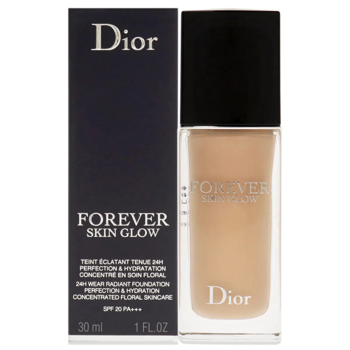 Christian Dior Forever Skin Glow Foundation 24H - 2 Cool Rosy, 30 ml.