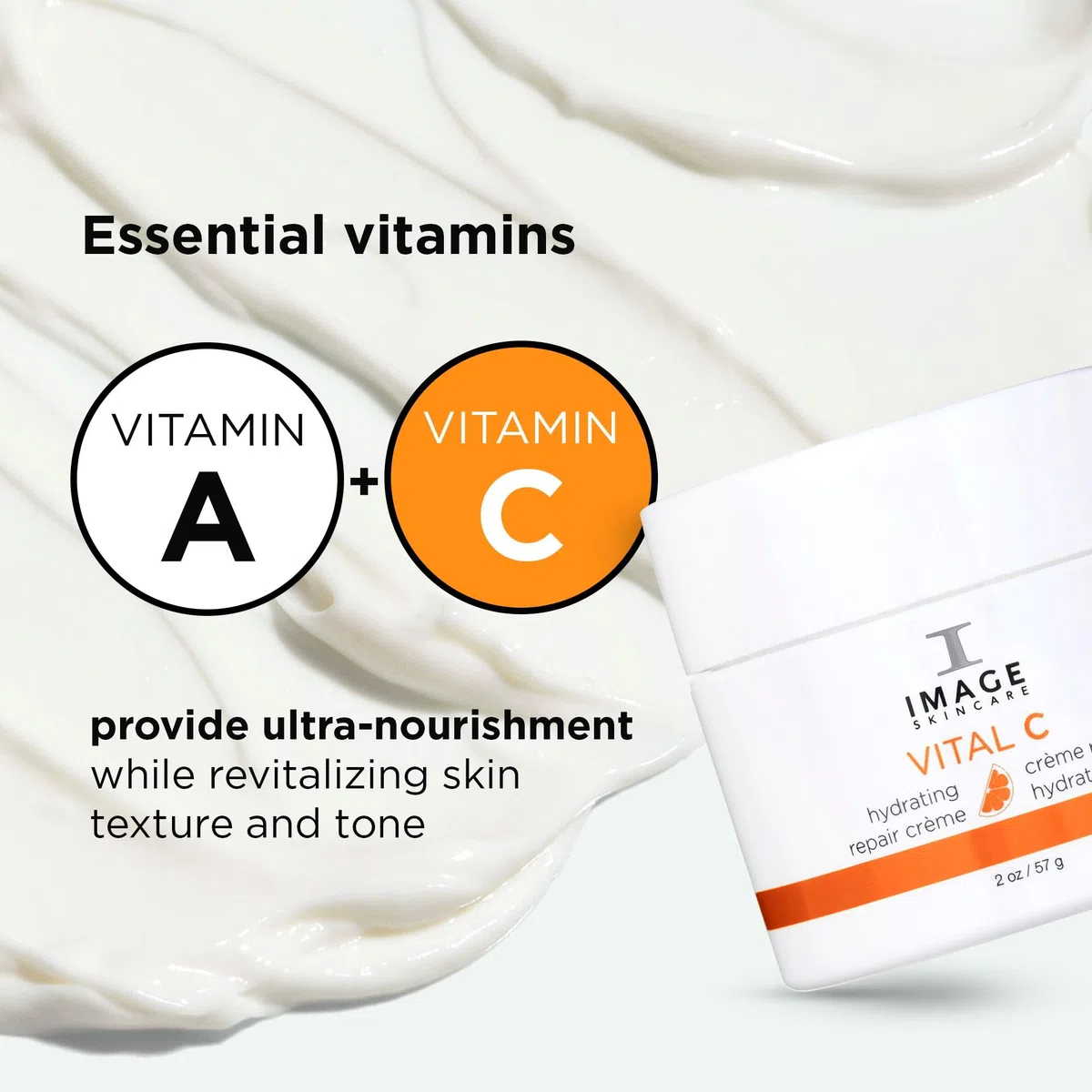 Image Skincare Vital C Hydrating Repair Creme 57 g – Regenerierende Feuchtigkeitscreme mit Vitamin C, antioxidativ, beruhigt die Haut, unterstützt die Hauterneuerung und reduziert Rötungen