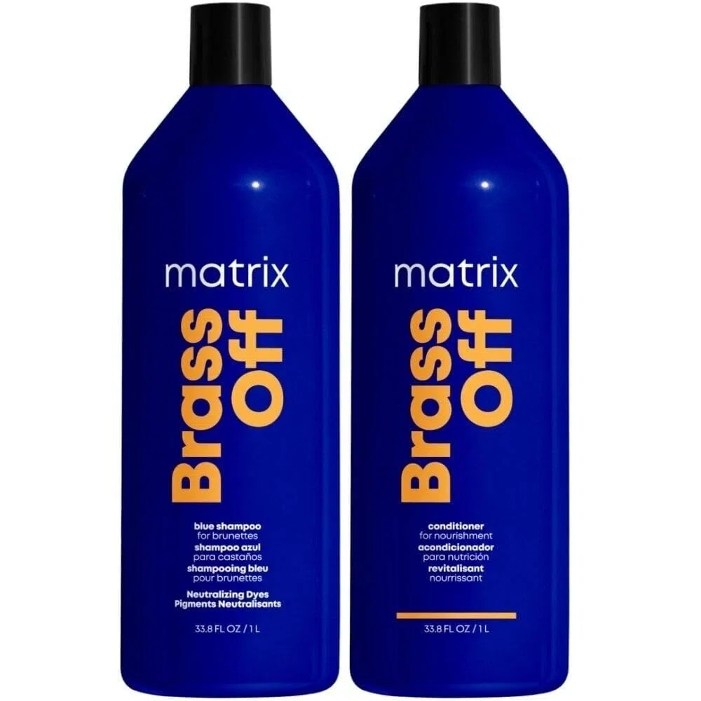 Duo Total Results Brass Off Shampoo und Condtioner 1000 ml