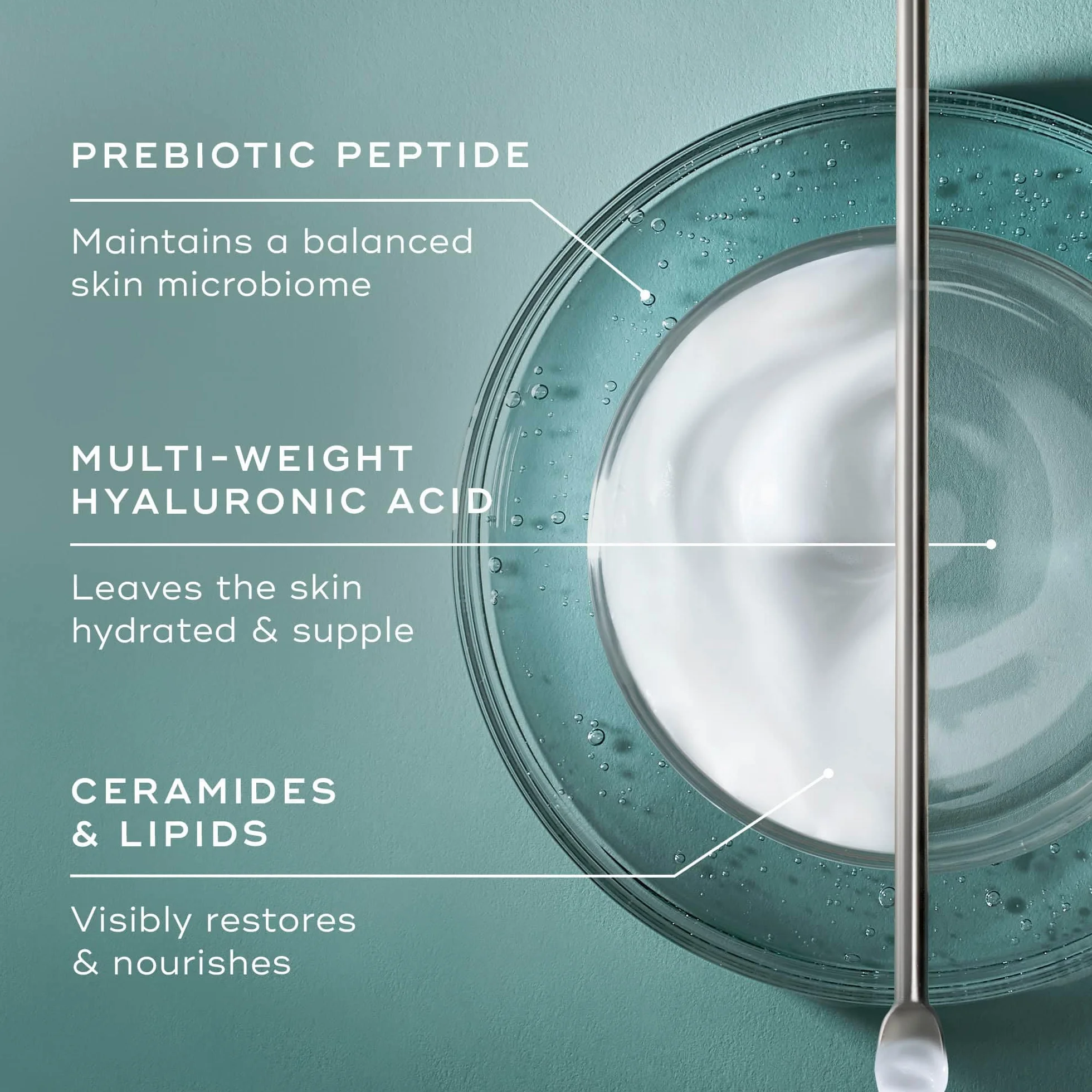 Medik8 Total Moisture Daily Facial Cream Refill Pod Hyaluronsäure Feuchtigkeitscreme, Tag und Nacht Gesichtscreme, klinisch erwiesene sofortige & dauerhafte Feuchtigkeitspflege - parfümfrei - 50 ml
