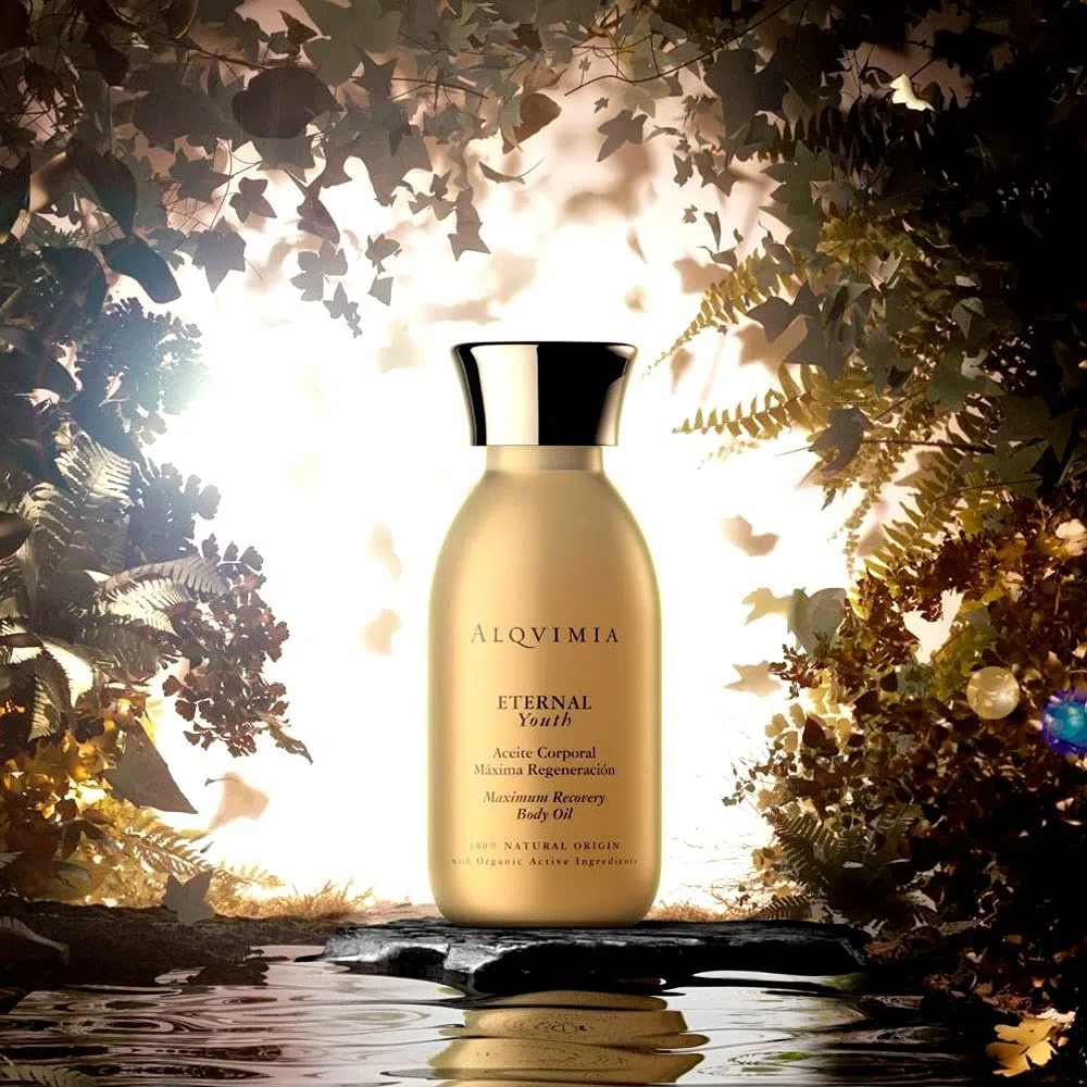Alqvimia | Eternal Youth Maximum Regeneration Körper Öl | Anti-Falten und Hautstraffendes Body Oil | 150 ml