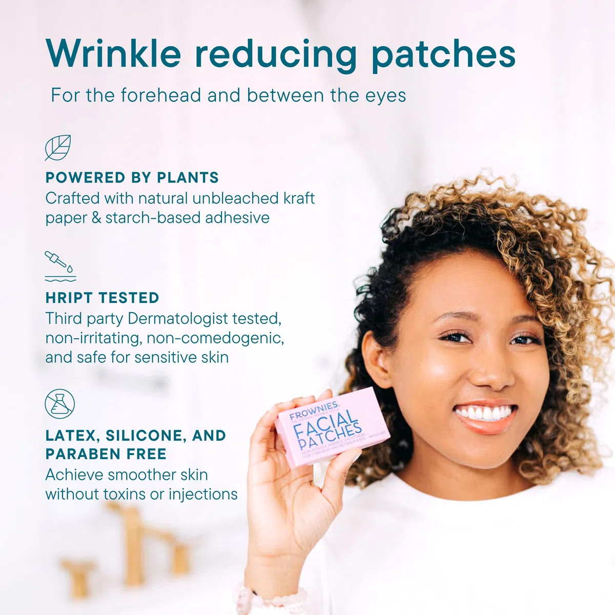 Frownies Facial Patches for forehead and Between Eyes 144 stuks