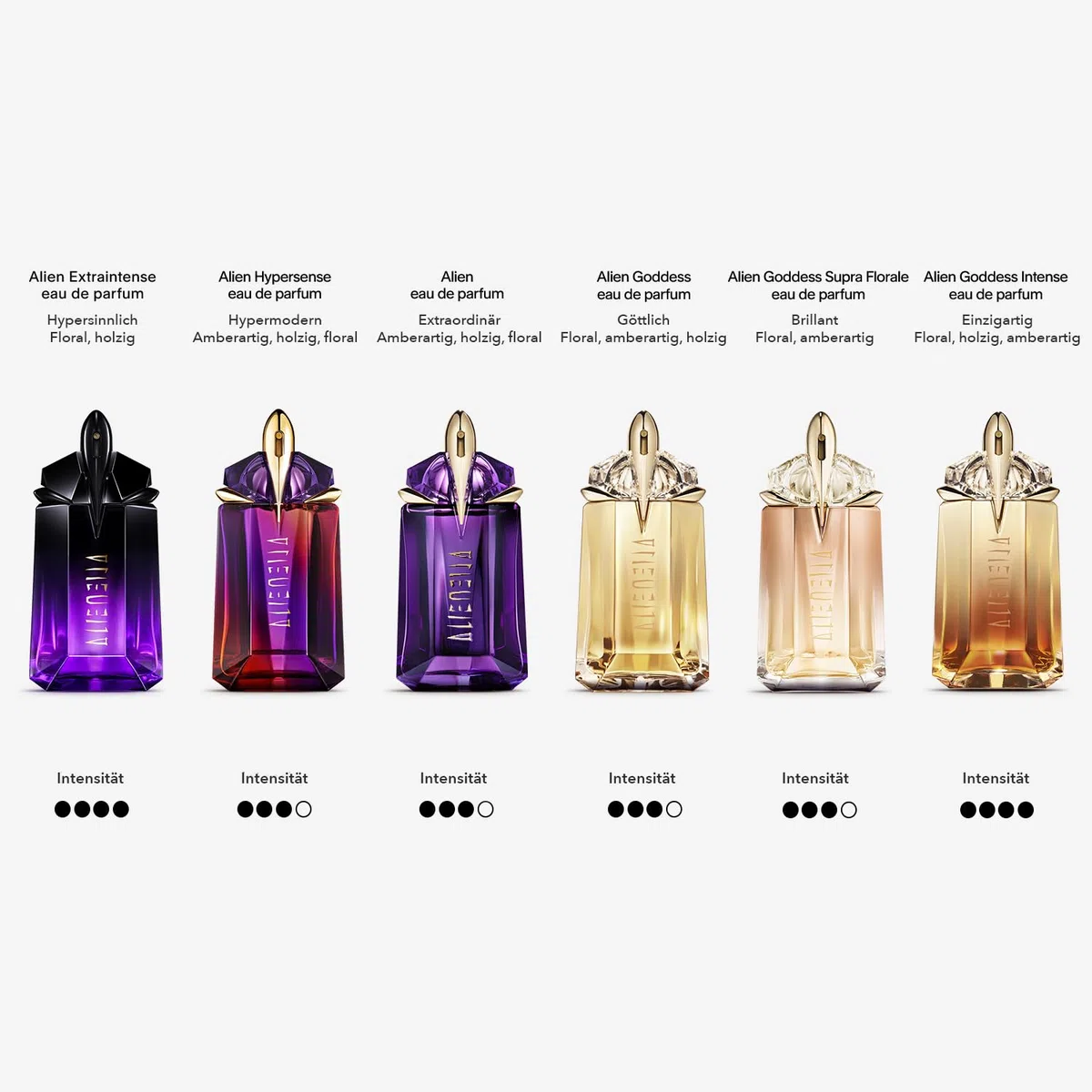 MUGLER Alien Goddess Eau de Parfum, Damenparfum, blumig-amberartig-holzig