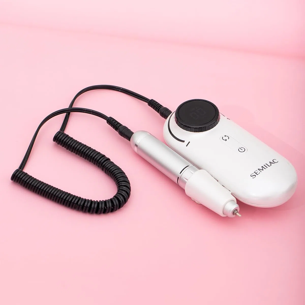 Semilac Nagelfräser Compact Lite – Kabellose Elektrische Nagelfeile mit Akku 2000mAh, 30.000 U/min, Einfach für Maniküre & Pediküre Zuhause