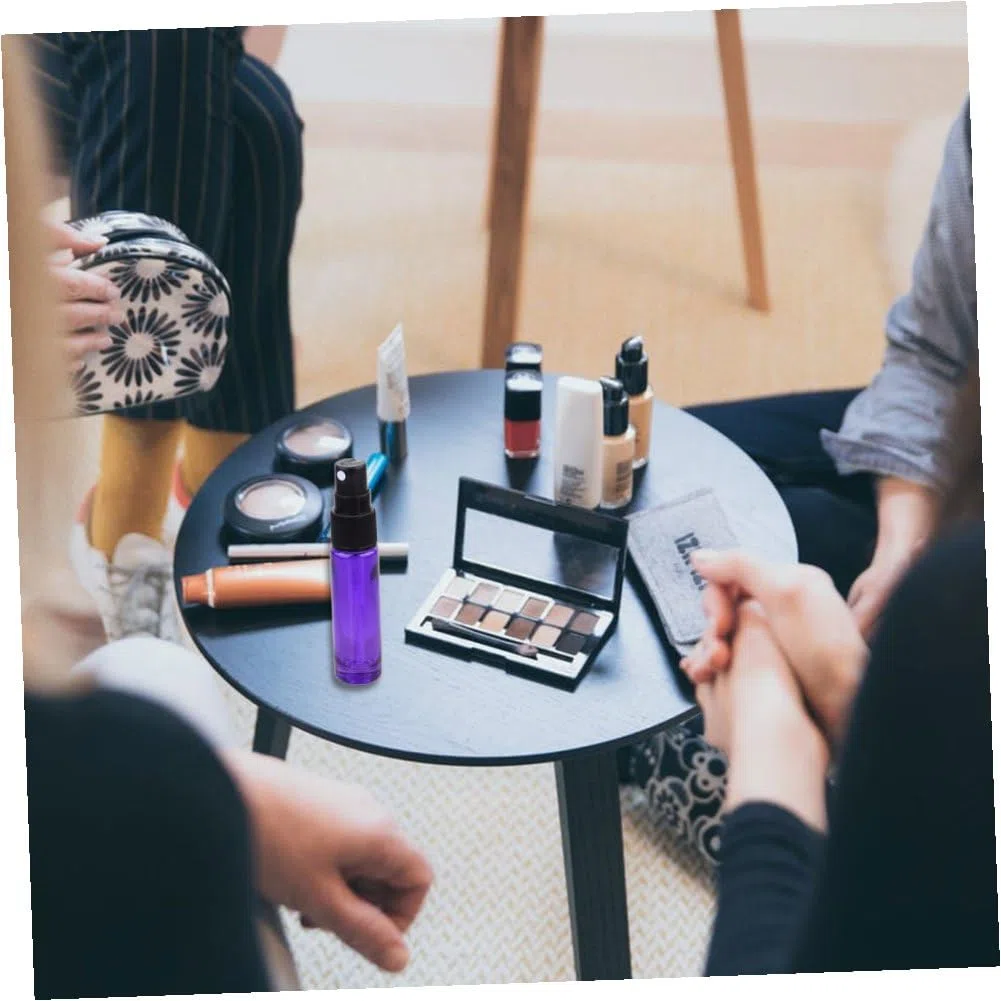 DOITOOL 20 Stück 10ml Wiederbefüllbare Parfüm Sprühflasche aus Glas Tragbar und Kompakt für Ätherische Öle und Parfums Beim Reisen oder Outdoor Einsatz