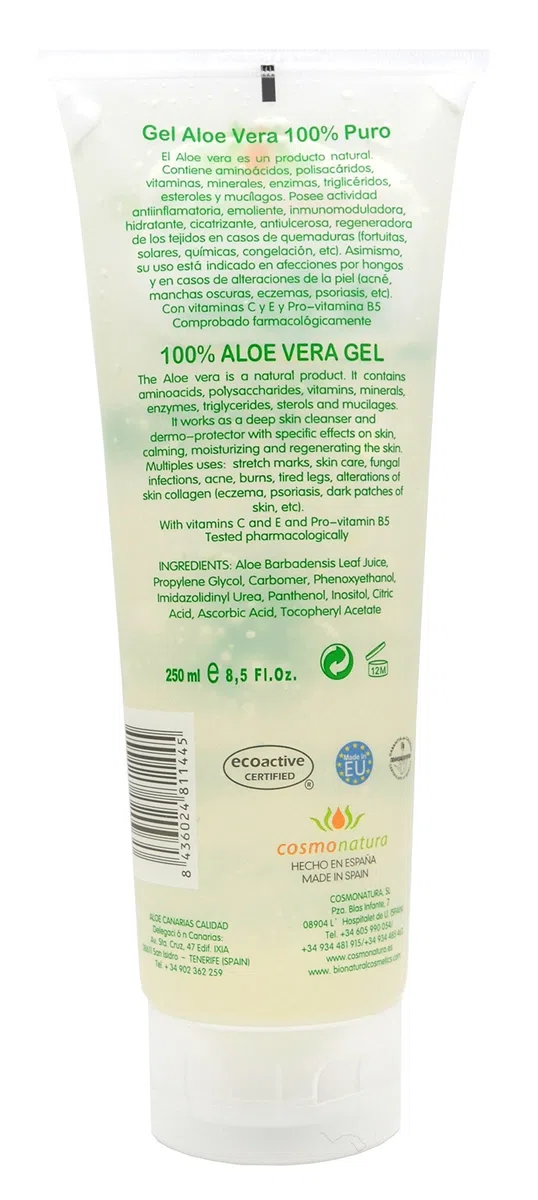 Pere Marve 40140 Aloe Vera Gel 100% 250ml x 6 Einheiten