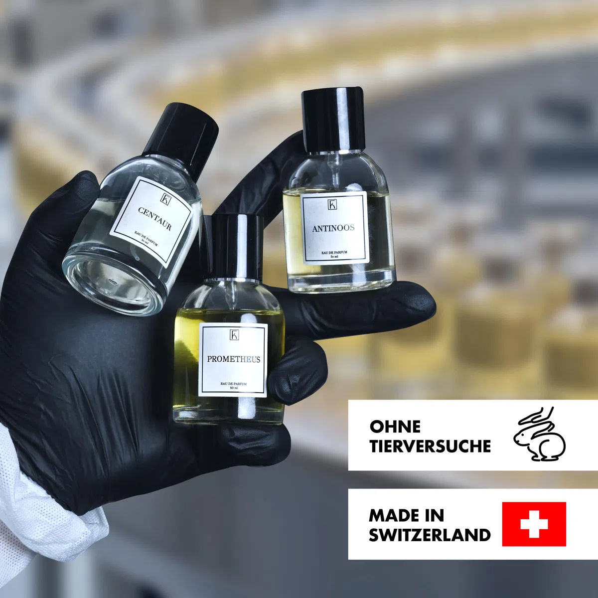 KAZAAR – HERAKLIT – 50ml – Eau de Parfum für Herren – Fruchtig-orientalisch mit Leder, Vanille & Oud – ideal für Abende im Frühling, Herbst & Winter – 20 % Duftöl für lange Haltbarkeit – Swiss Made