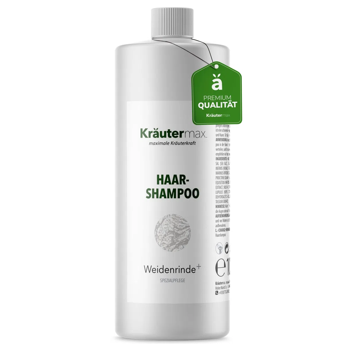 Kräutermax Weidenrinden Shampoo Läuse mit Weidenrinde Extrakt 1 x 1000 ml