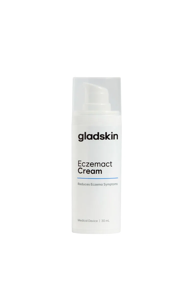 Gladskin ECZEMACT Cream Eczemact Cream 100 ml | hilft bei Neurodermitis gegen Juckreiz und Rötungen | Hypoallergen und dermatologisch getestet für Erwachsene und Kinder
