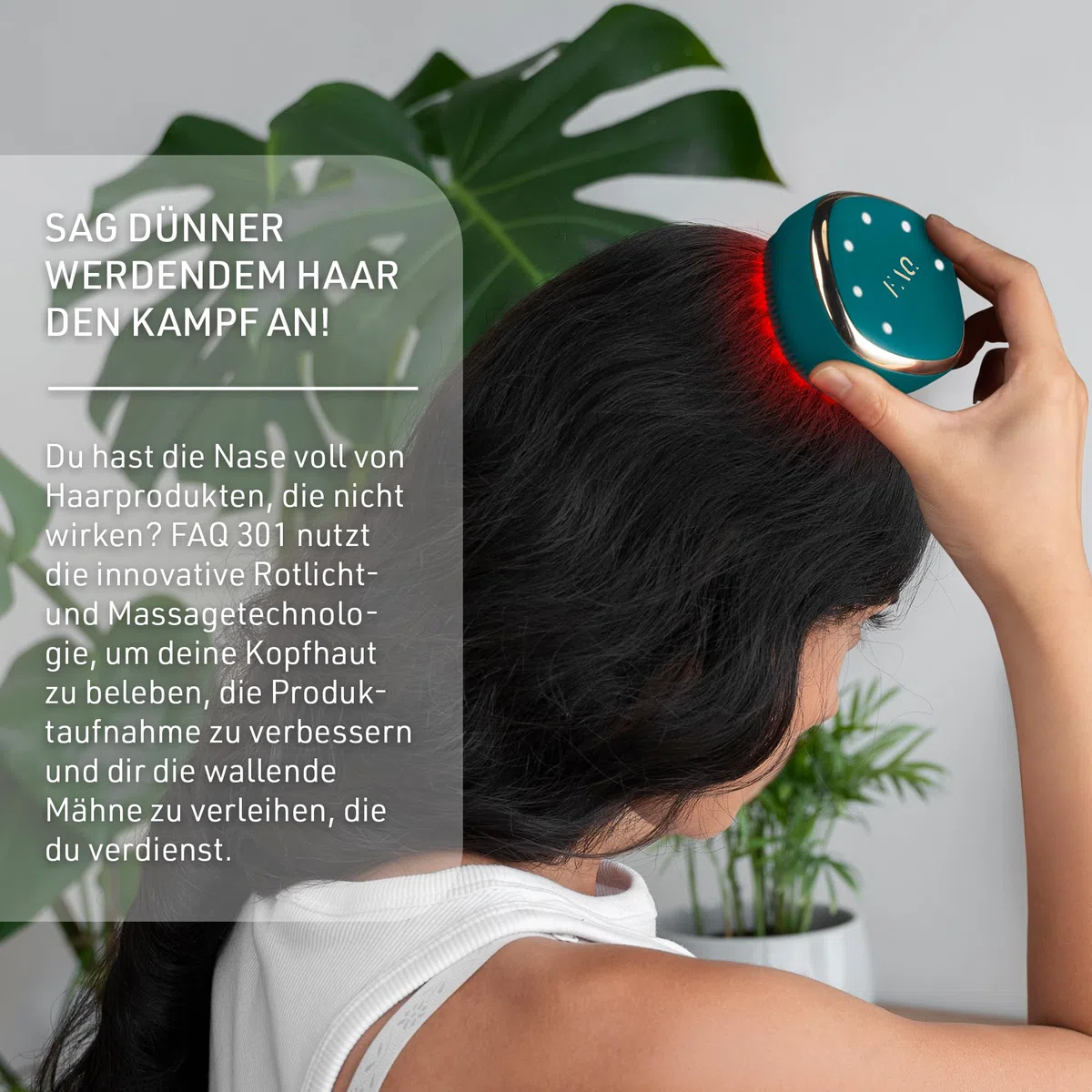 FAQ 301 Haarstärkendes Kopfhautmassagegerät für dünner werdendes Haar - Kopfmassagegerät für Haarwachstum - Unterstützt die Aufnahme der Haarpflege & fördert die Gesundheit der Kopfhaut