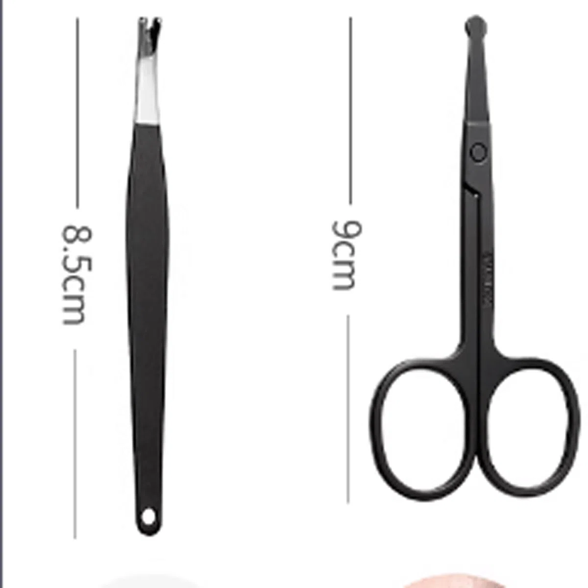 Nagelpflege-Set, Nagelknipser-Set for Herren, Nagelknipser for Zuhause, Original-Renovierungs-Fuß-Set, scharfe Schere, Körperpflege-Set | White