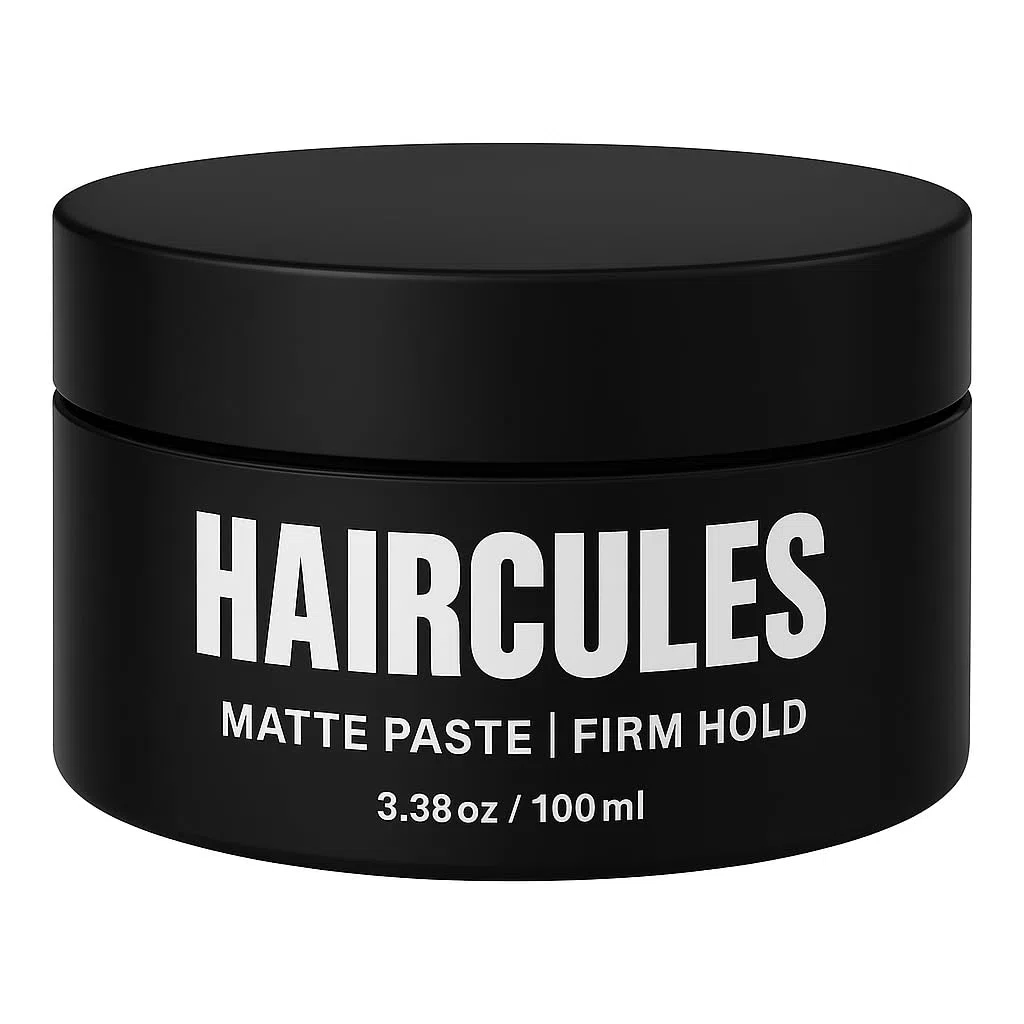 Matte Hair Paste – Starker Halt, Kein Glanz, Lang anhaltende Definition & Textur, Nicht fettende Styling-Paste für Männer, Keine Schuppen, Für alle Haartypen geeignet, Hält das Haar gesund