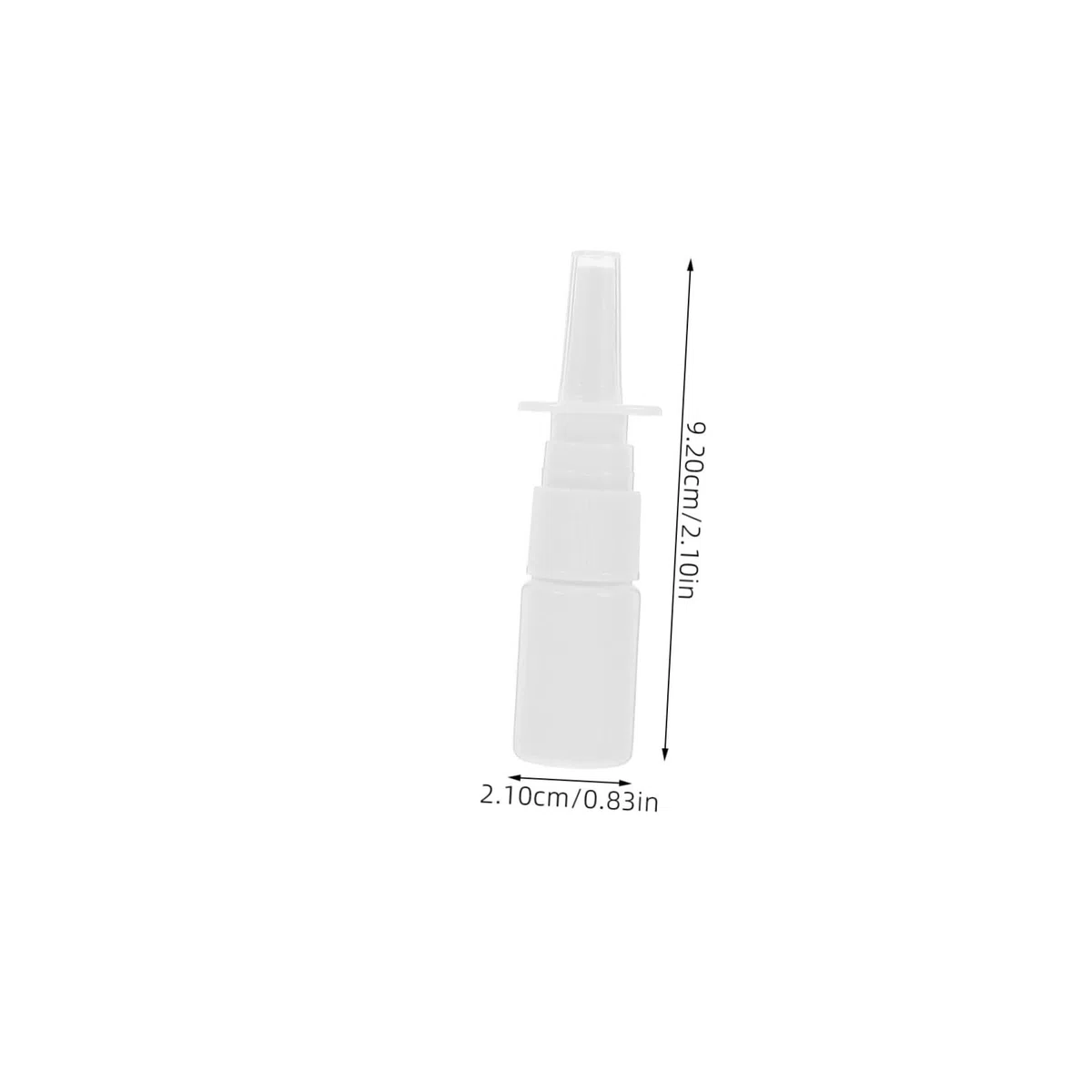 200 Stück Nasenspray Nachfüllflasche 10ml Wiederbefüllbare Sprühflasche aus Pe mit Klarem Schutzdeckel Tragbare Kosmetik Reiseflasche für Reise und Outdoor
