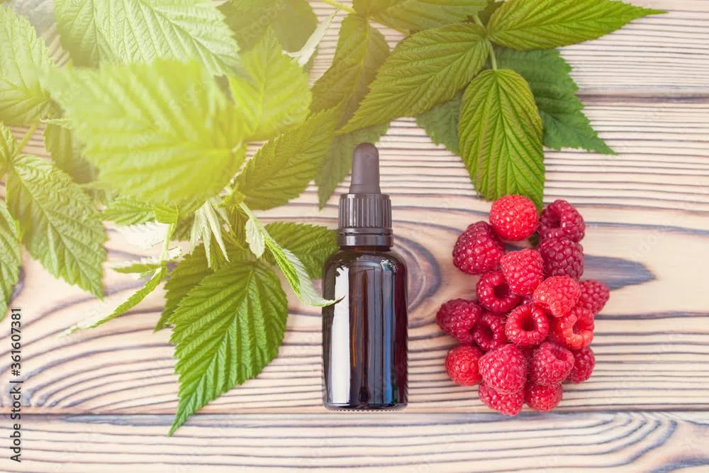 PURE CHEMICAL - Bio Himbeersamenöl - Kaltgepresstes - 100% Reines Himbeerkernöl - Unraffiniertes Öl 1000ml mit Spender - Natürliche Haut - Haarpflege (1L + Spender)