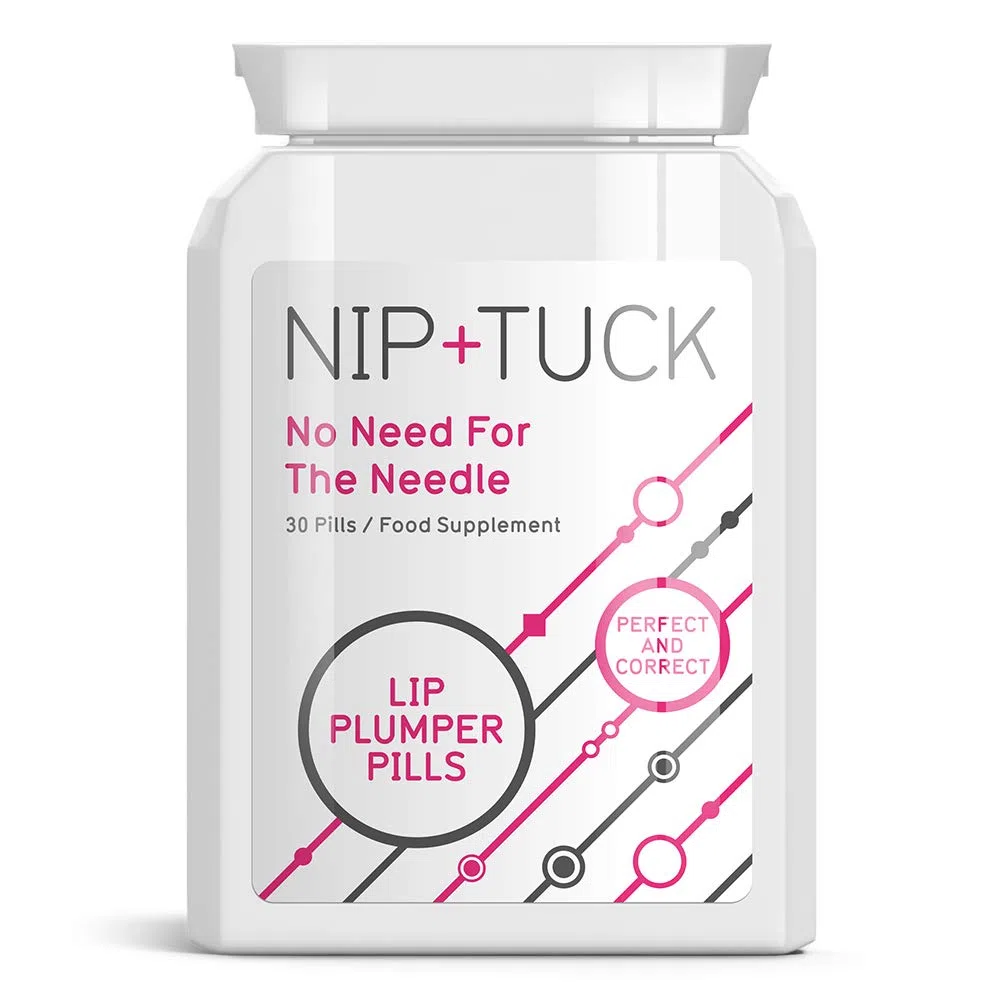 NIP & TUCK Lip Plumper PILLS keine Notwendigkeit für die Nadel LIP FÜLLER GRÖSSERE LIPPEN