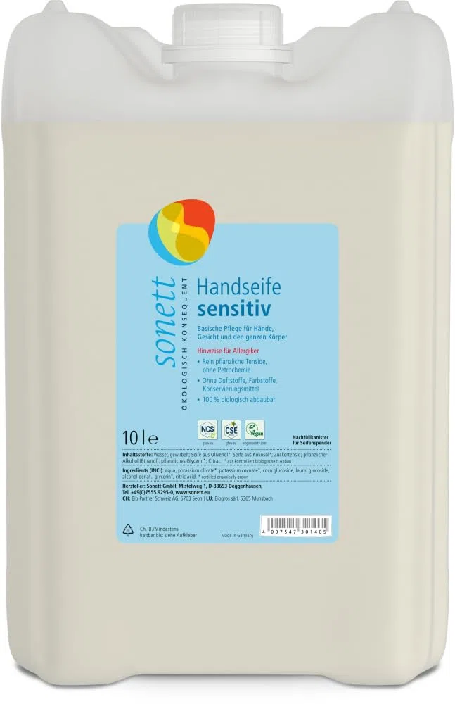 Bio Handseife sensitiv 2 x 10 L