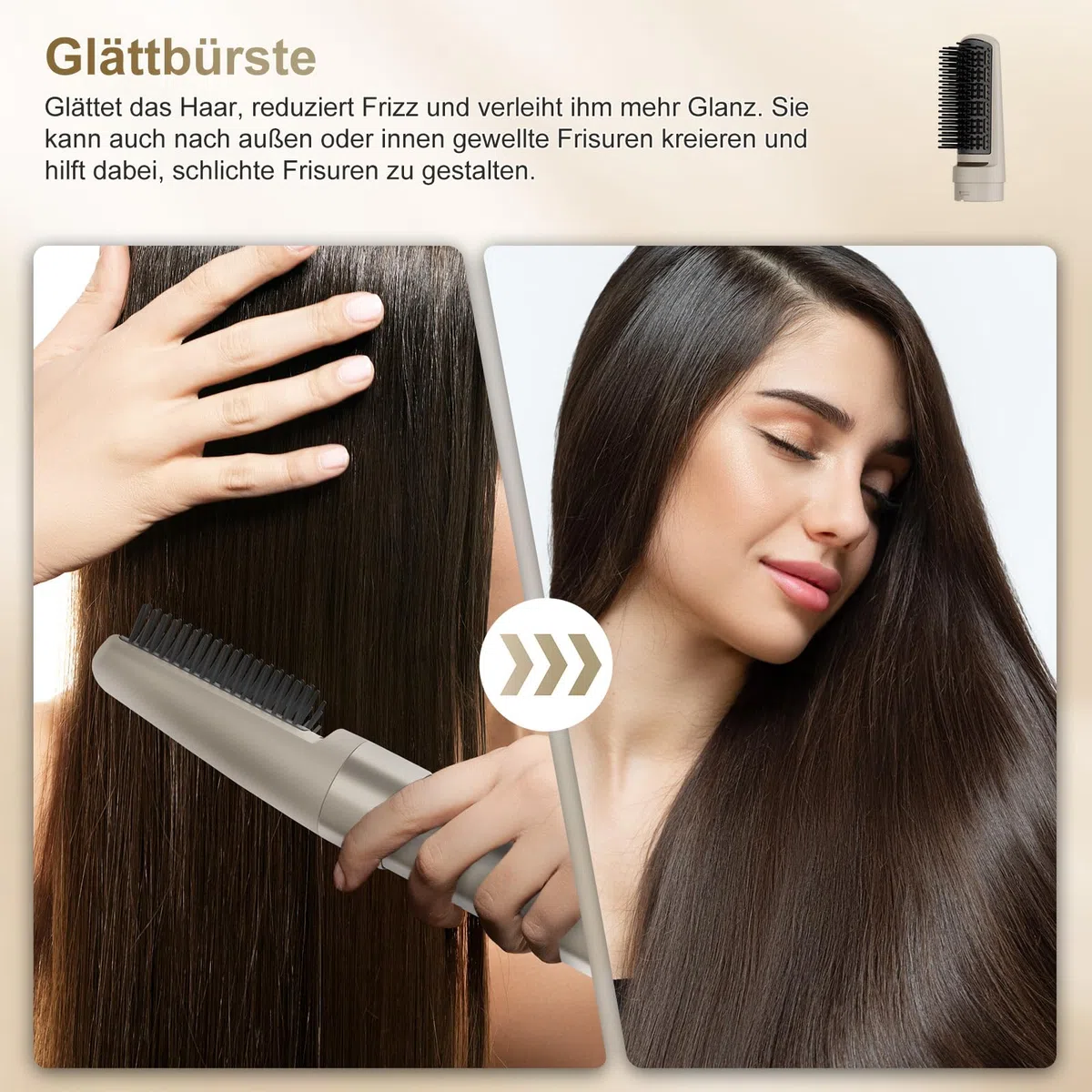 7MAGIC 6 in 1 Airstyler, Hairstyler, Lockenstab Auto-Wrap, Ionen Föhn, Glätteisen, für Besondere Anlässe, Reisen