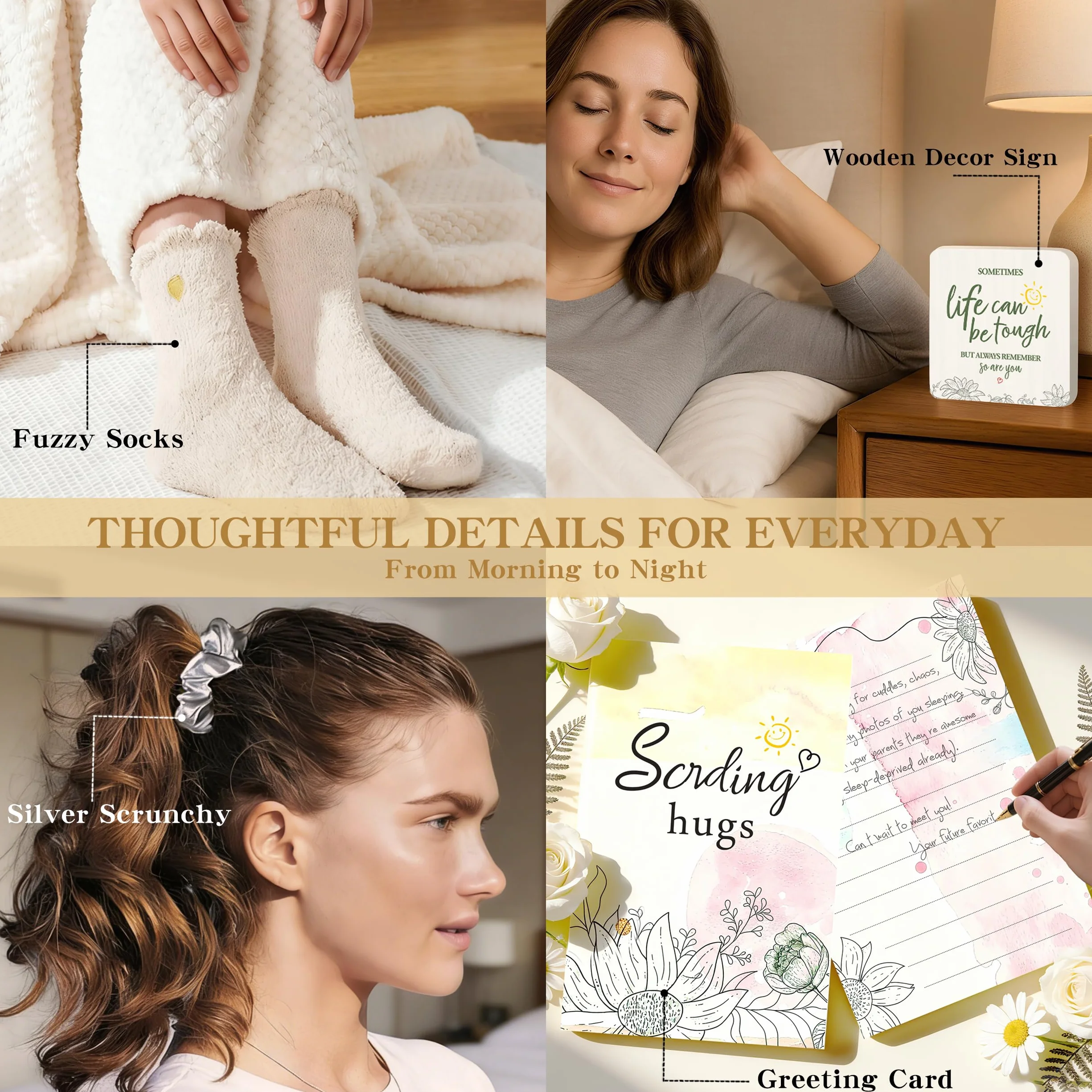 Geschenkkorb mit 11 Selbstpflege-Produkten für Frauen – Geburtstagsgeschenk für Mutter, Schwester, Freundin
