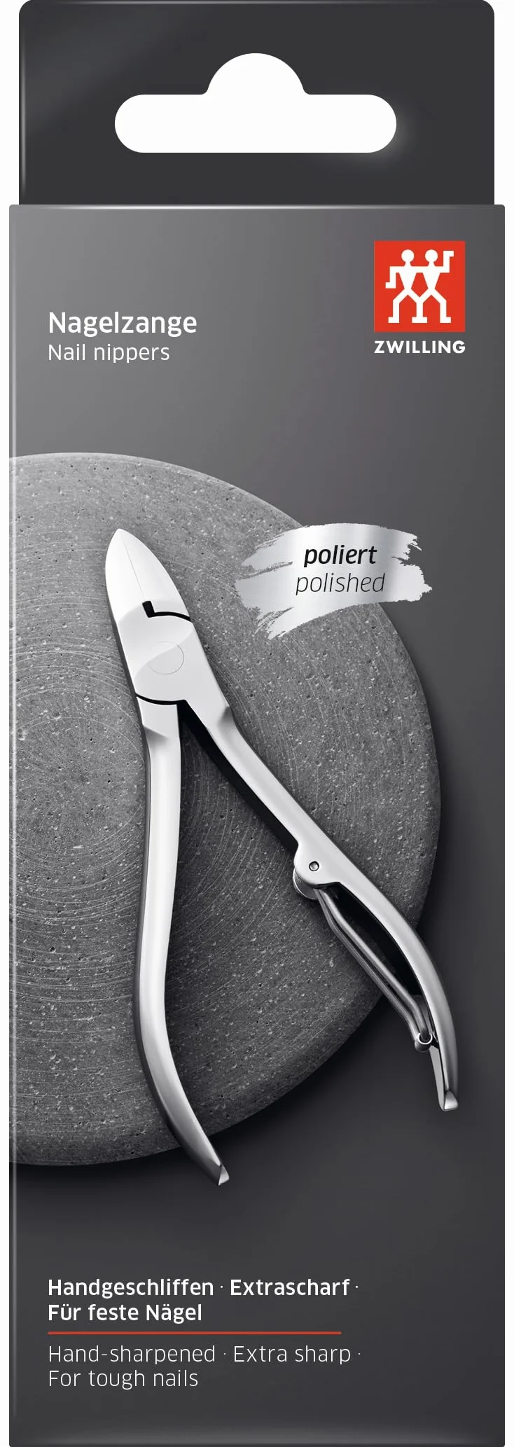 Zwilling Classic Inox Nagelzange rostfreier Edelstahl poliert Maniküre Pediküre, 110 mm