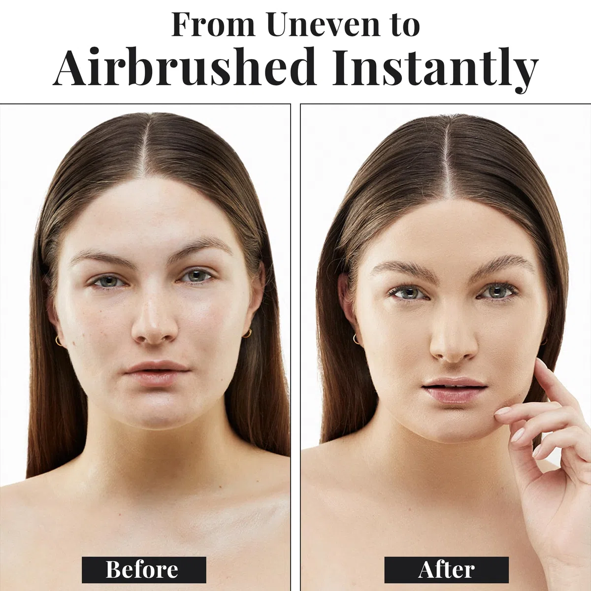MagicMinerals AirBrush Foundation von Jerome Alexander - 2-teiliges Set mit Airbrush-Foundation und Kabuki-Pinsel - Spray Make-up mit Anti-Aging-Inhaltsstoffen für glatte, strahlende Haut (Fair) | Inklusive Kabuki-Pinsel, feiner Sprühnebel, aufbaubare Abd