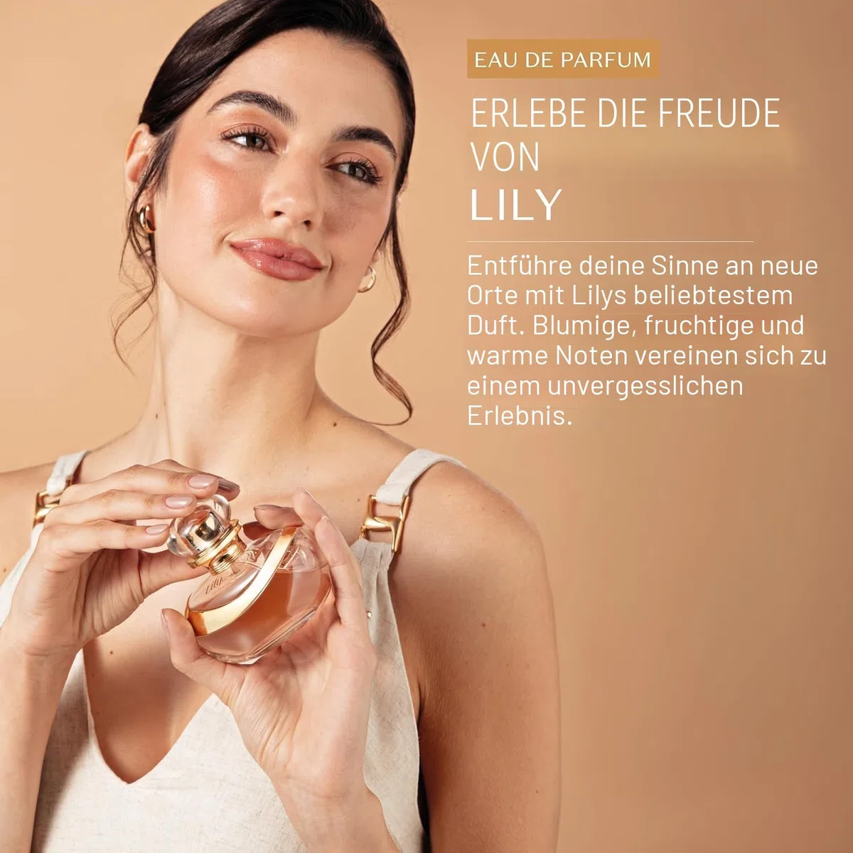 O Boticário Lily Geschenkset, Parfüm und Hautpflege mit 3 Produkten, Feuchtigkeitscreme für den Körper, 250 g, parfümiertes Körperöl 150 ml und Eau de Parfum EDP 75 ml