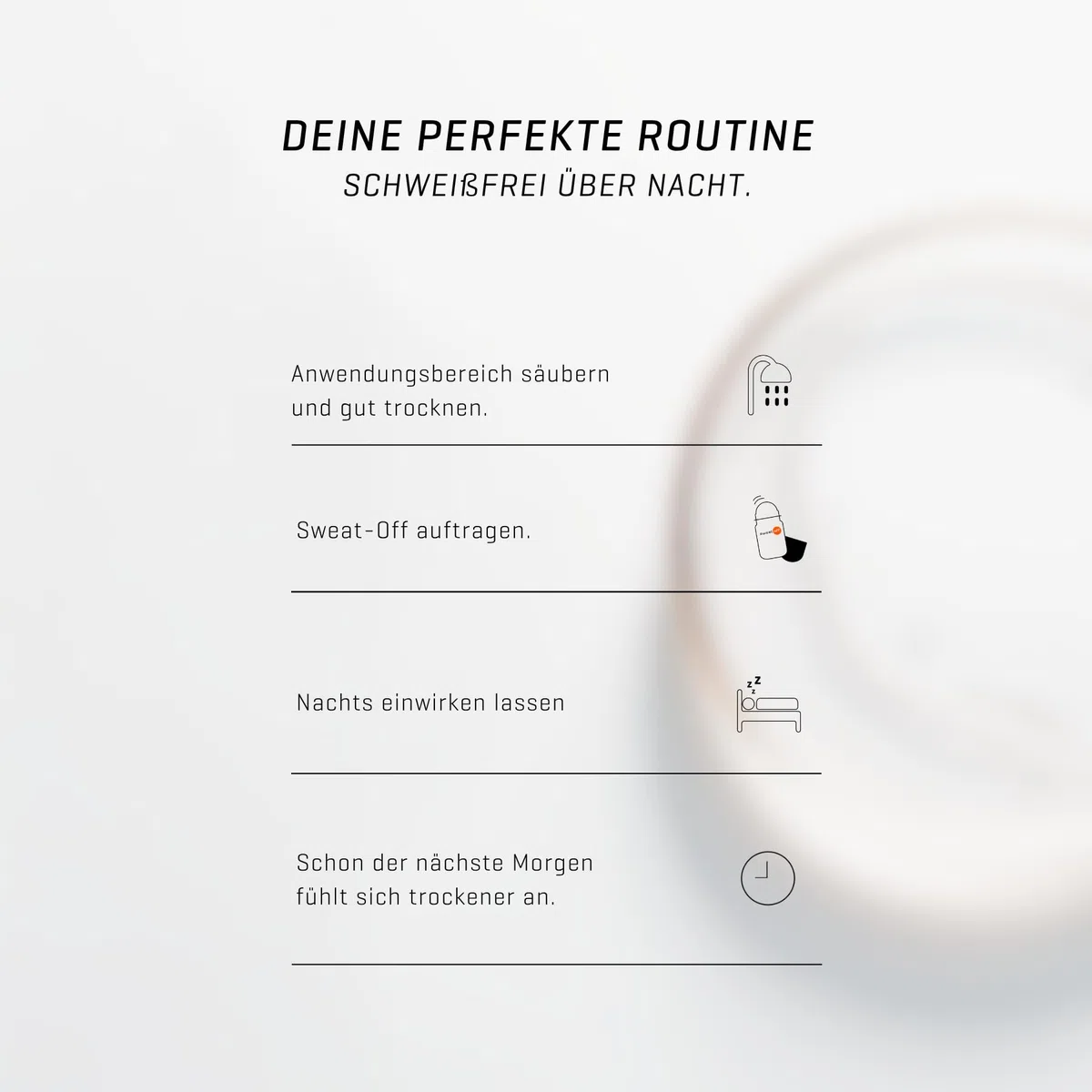 SWEAT-OFF Antitranspirant Gel 30ml | Gel gegen Handschweiß und Fußgeruch | Antiperspirant für Hände & Füße