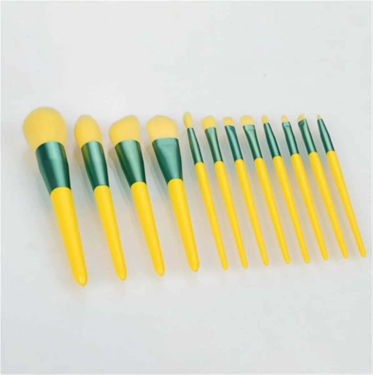 Pinsel Werkzeuge Make-up Pinsel Set 12 Stück For Kontur Rouge Concealer Lidschatten Gesichtsbemalung(Yellow-Brush Pack)