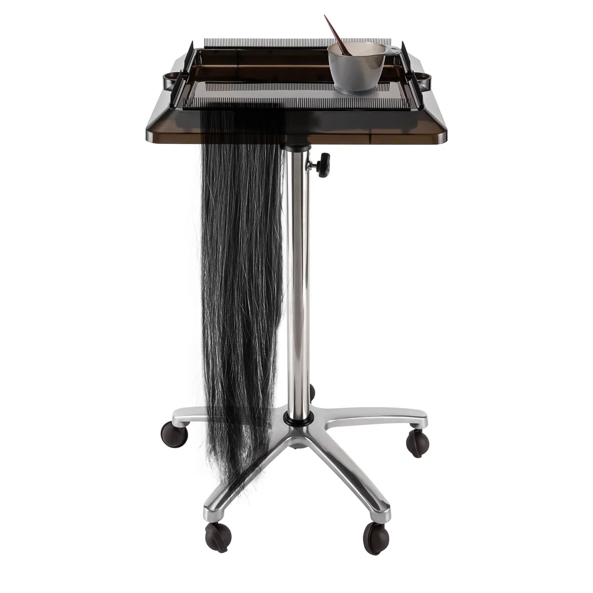 Friseur-Trolley Höhenverstellbar mit Scrollrad Salon Trolley Wagen für Friseure