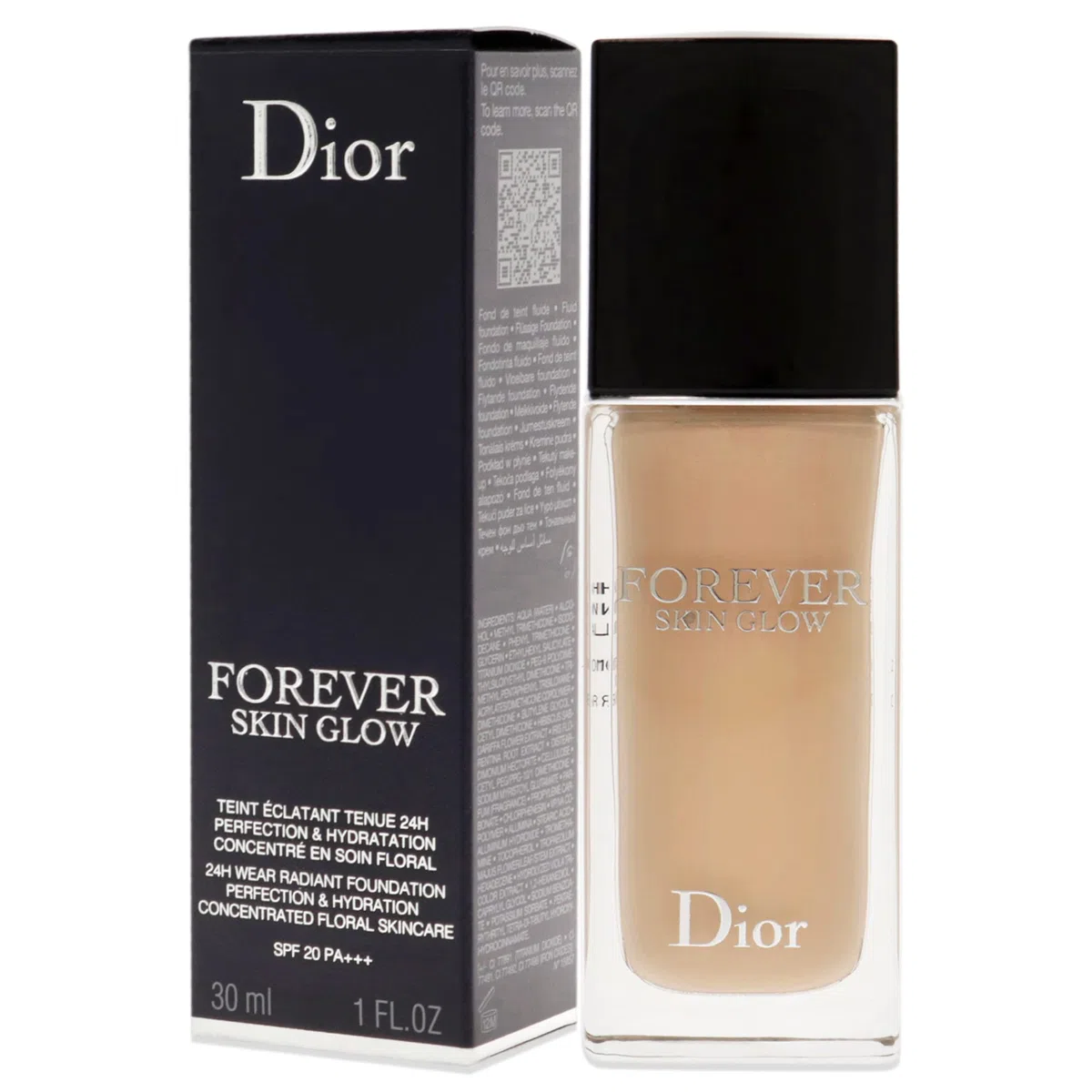 Christian Dior Forever Skin Glow Foundation 24H - 2 Cool Rosy, 30 ml.