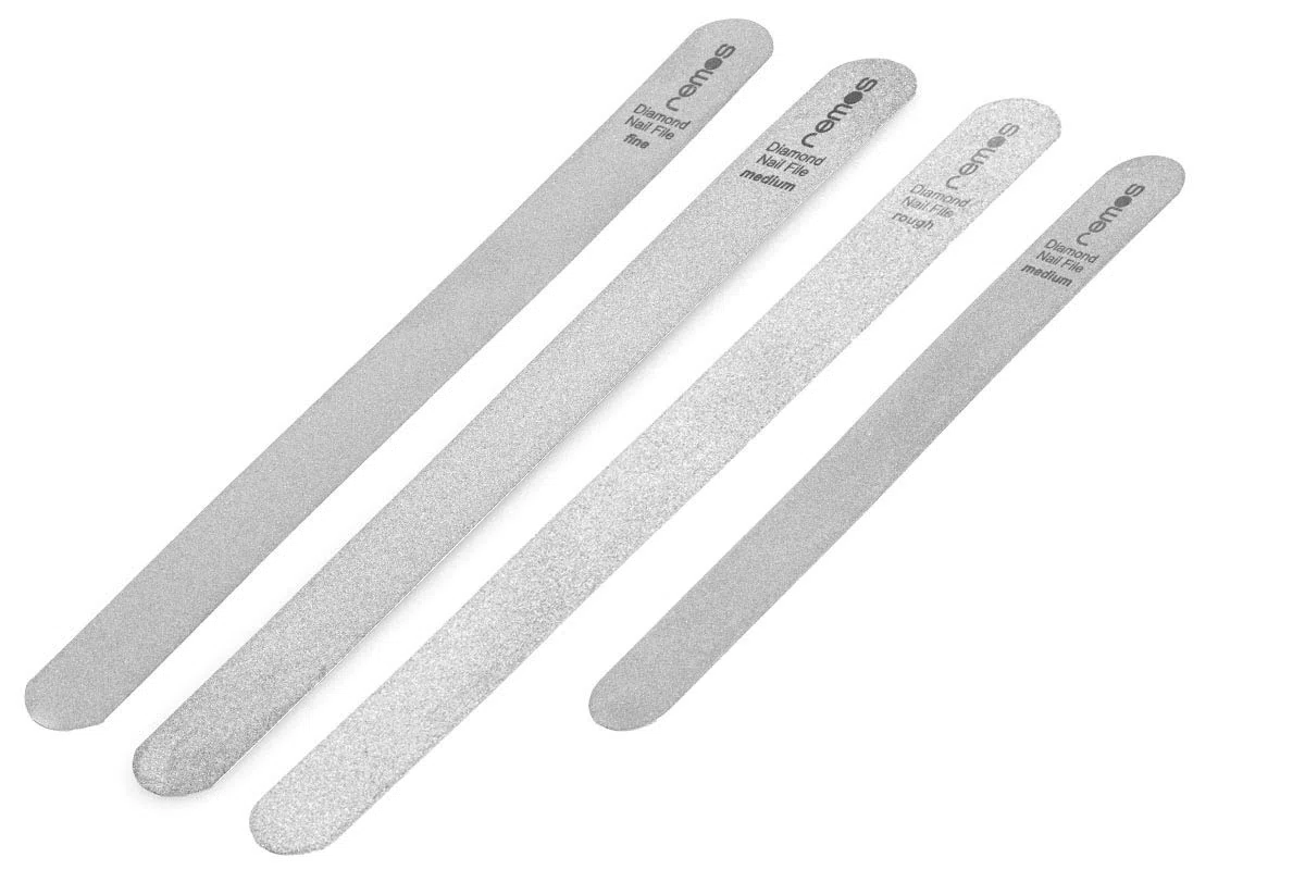 REMOS Flexi Diamantfeile Nagelfeile Gelnägel + Naturnägel 4er- SET