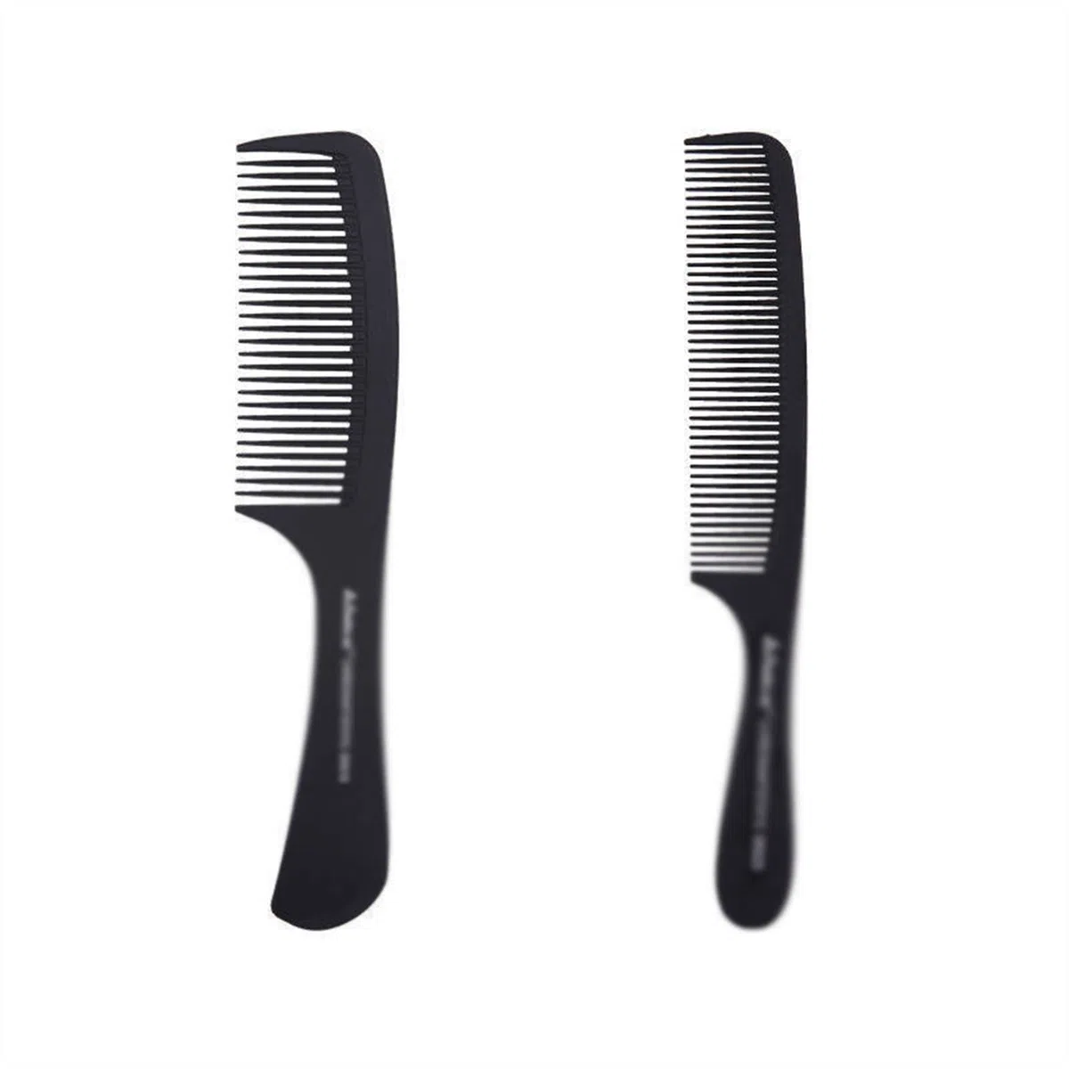 Kamm Haarpflege 2-teilig Haarstylingkamm Feinzahniges Haarkamm-Set, Stylingkamm für lockiges glattes langes kurzes Haar, Schwarz 1 Haarbürste