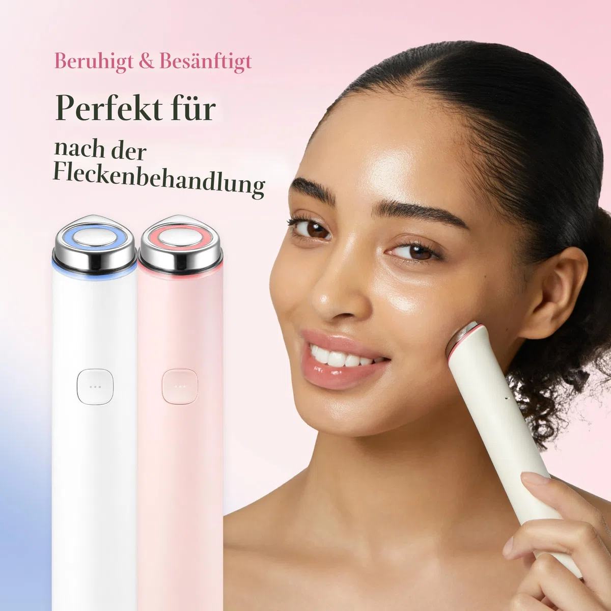 medicube Mini Booster Pro Pink | Günstiges Gesichtspflegewerkzeug für Anfänger – Tragbarer Glow Booster für Glashaut, fördert die Absorption der Hautpflege, Hautpflege für Teenager, koreanische