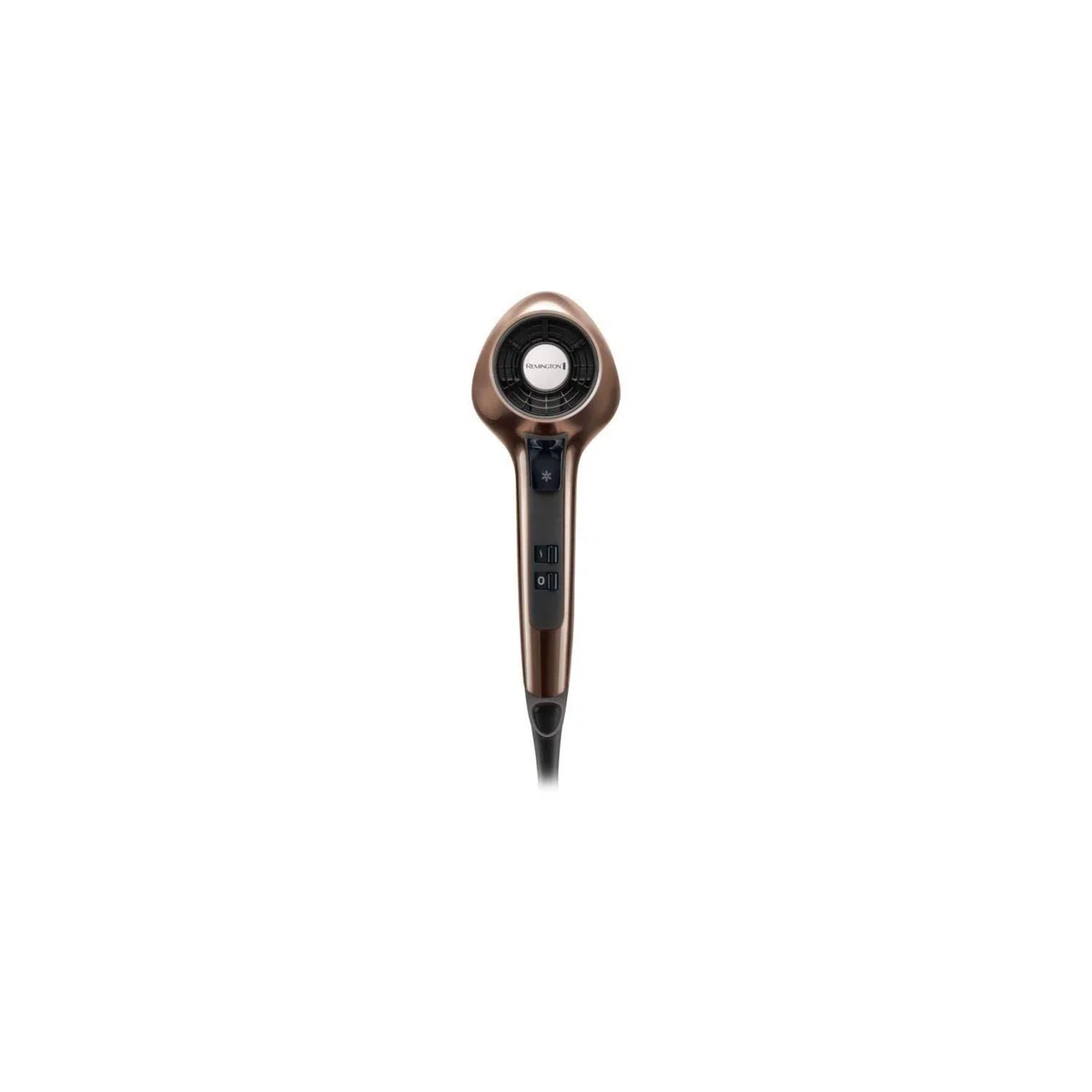 Remington Haartrockner Ionen Air3D bronze [leicht & ausbalanciert] einzigartiger + innovativer 3D-Luftstrom (110km/h Luftstrom, 3 Heiz- & 2 separate Gebläsestufen, 2 Stylingdüsen + Diffusor) D7777