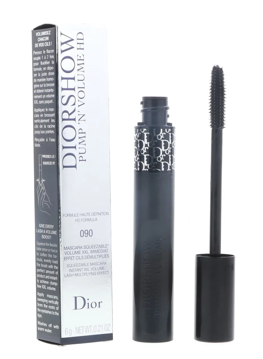 Dior Pump N Volume - Wimpern Mascara 090, Schwarz, 0.259 g