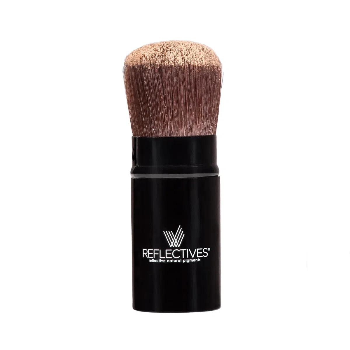 REFLECTIVES MINERAL MAKE-UP PUDER SET incl. Taschen Kabuki Pinsel mit ausgezeichneter Deckkraft (rötlich - hell)