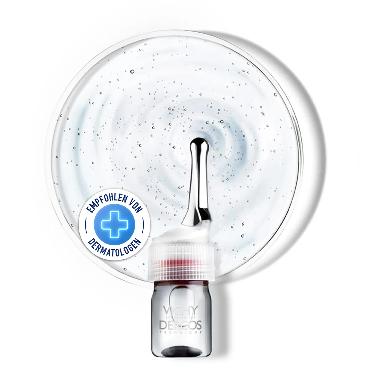 VICHY Haarserum für Frauen, Gegen permanenten oder periodischen Haarausfall, Kräftigt Haarwurzel und Haarfaser, Mit Aminexil und Arginil, Dercos Aminexil Clinical 5 Frauen, 21 x 6 ml