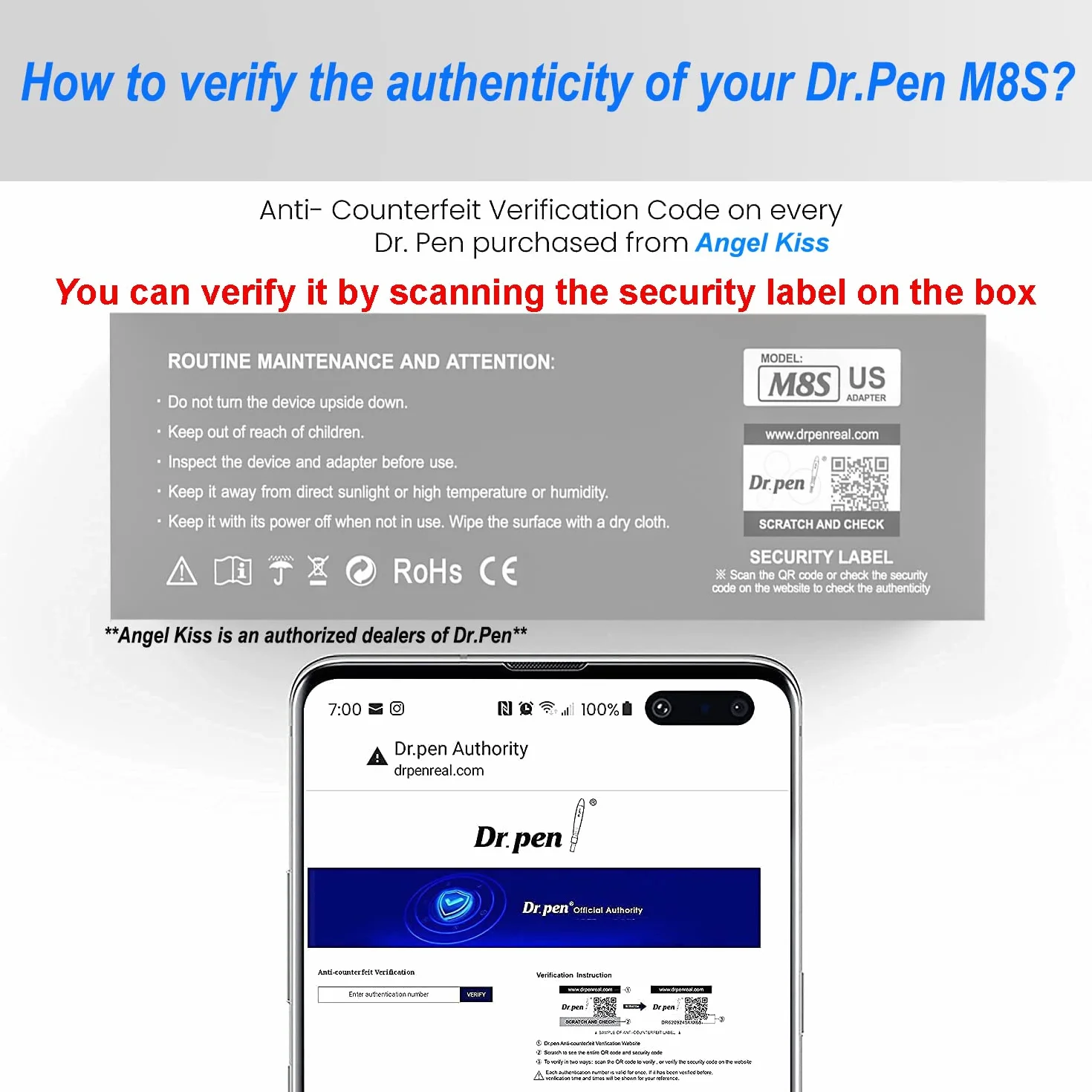 Dr. pen Ultima M8S Professionelle Microneedling Pen: Drahtlos Derma Pen, Einfach bedienbar, LED-Anzeige, 9 Ersatzpatronen, Authentisch Dr pen Mikroneedling für Profis & Zuhause
