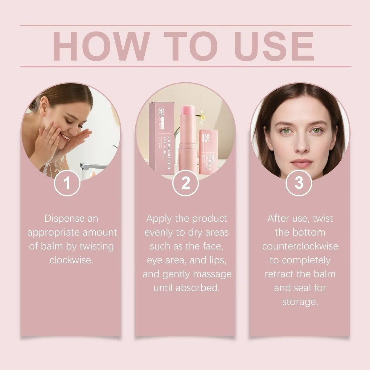 Multifunktionsstift PDRN Kollagen, koreanisch, Anti-Aging, Füllung, sofortige Wirkung, feuchtigkeitsspendend, schnelle Absorption, nicht klebend, Make-up-Basis für Lippen, Augen und Hals
