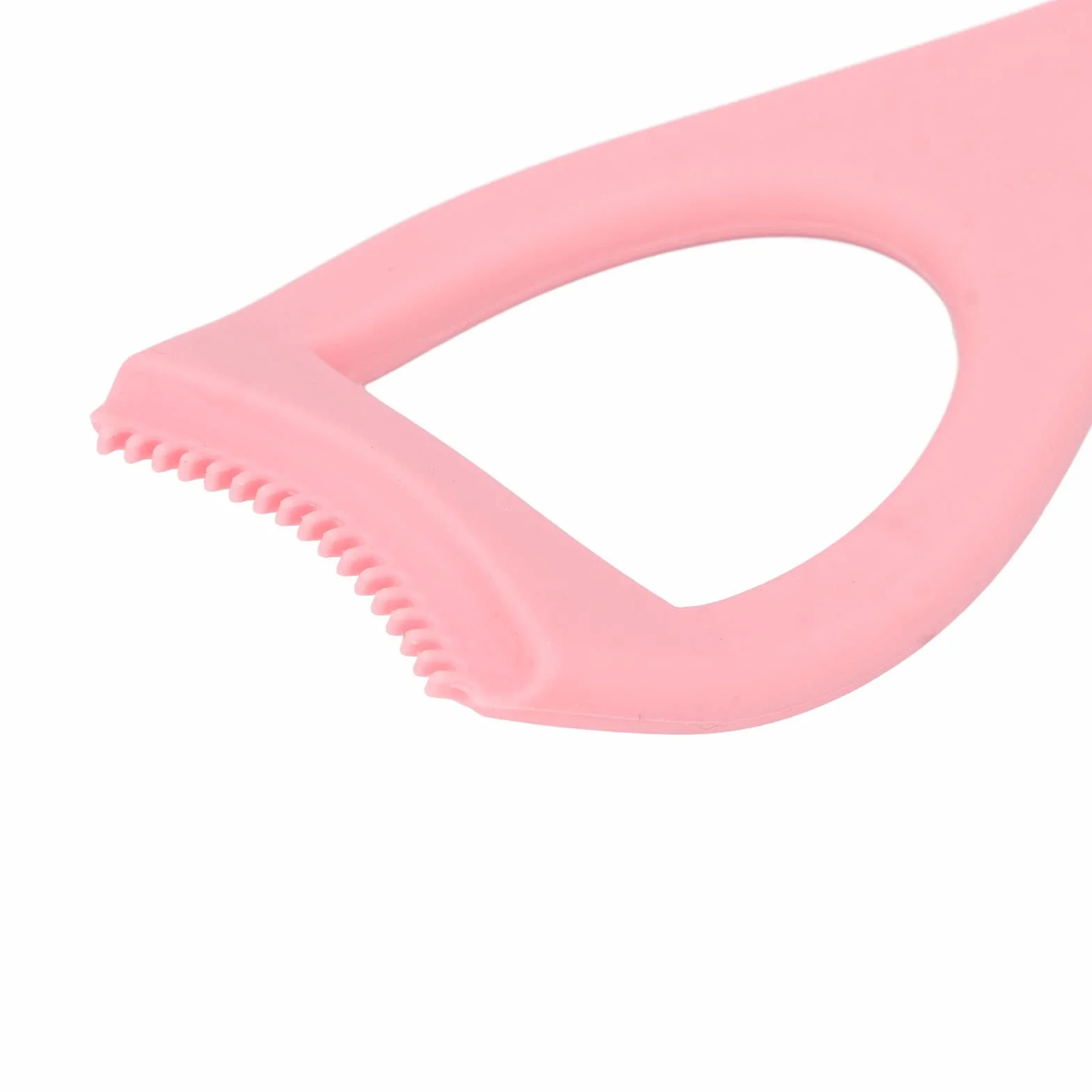 Generic Weiche, Geflügelte Eyeliner-Schablone aus Silikon, Abnehmbarer Eyeliner-Pinsel für Einfaches Make-up, für Verschiedene Make-up-Looks (PINK)
